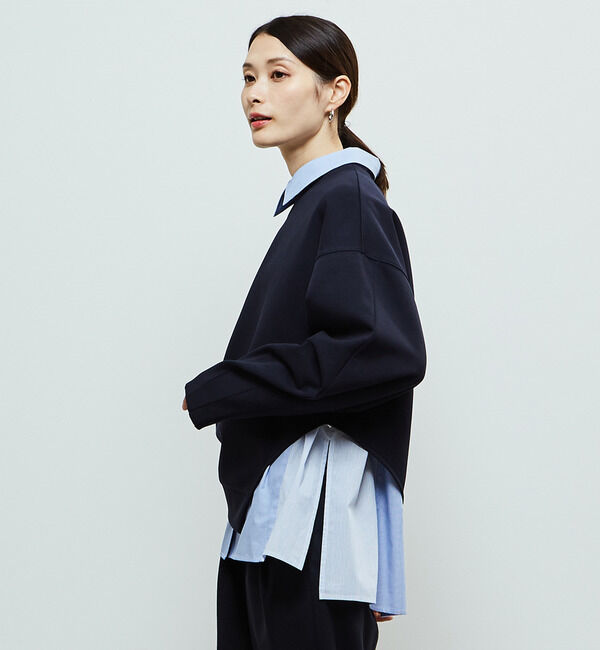 Soffitto「アシンメトリーサイドスリットスウェット」|スウェット・ジャージ|