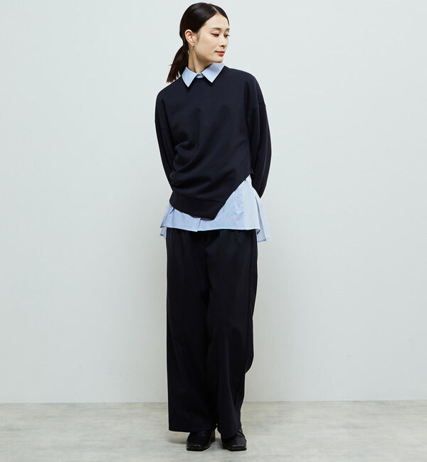 Soffitto「アシンメトリーサイドスリットスウェット」|スウェット・ジャージ|