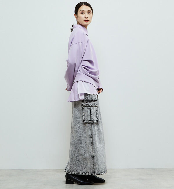 Soffitto「アシンメトリーサイドスリットスウェット」|スウェット・ジャージ|