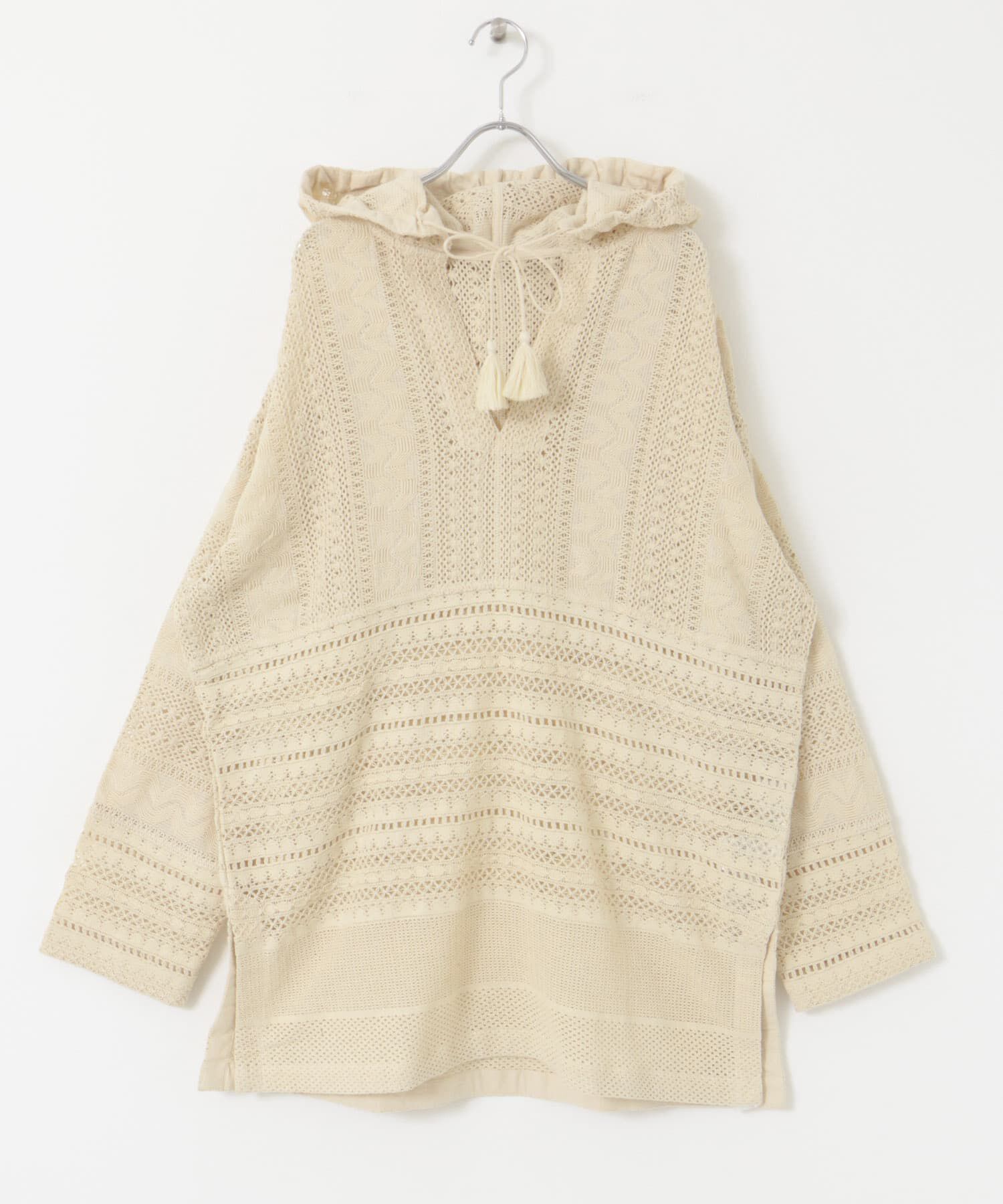 URBAN RESEARCH DOORS「コットンレースフーディープルオーバー」|その他|