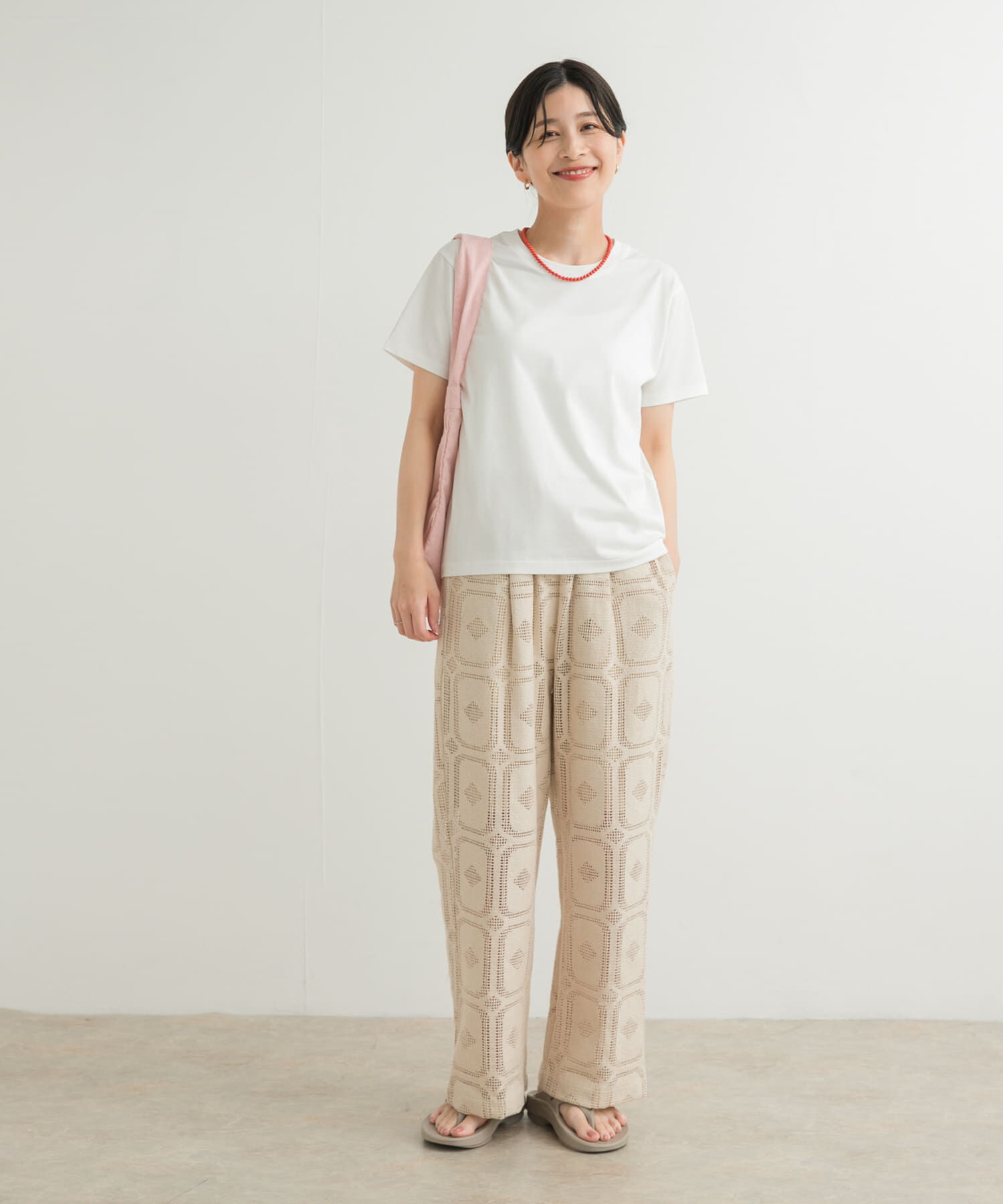 URBAN RESEARCH DOORS「『UR TECH』汗染み防止ベーシックTシャツ」|Tシャツ・カットソー|