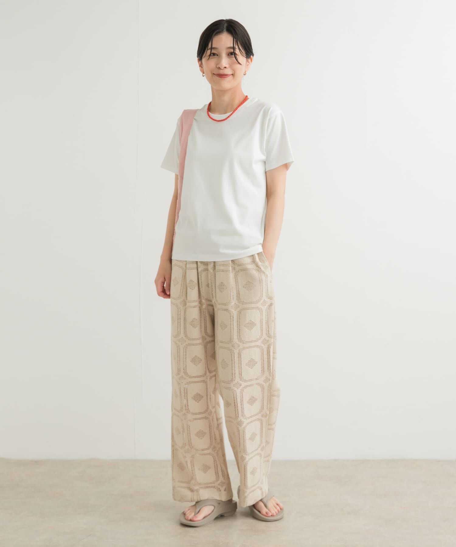 URBAN RESEARCH DOORS「『UR TECH』汗染み防止ベーシックTシャツ」|Tシャツ・カットソー|