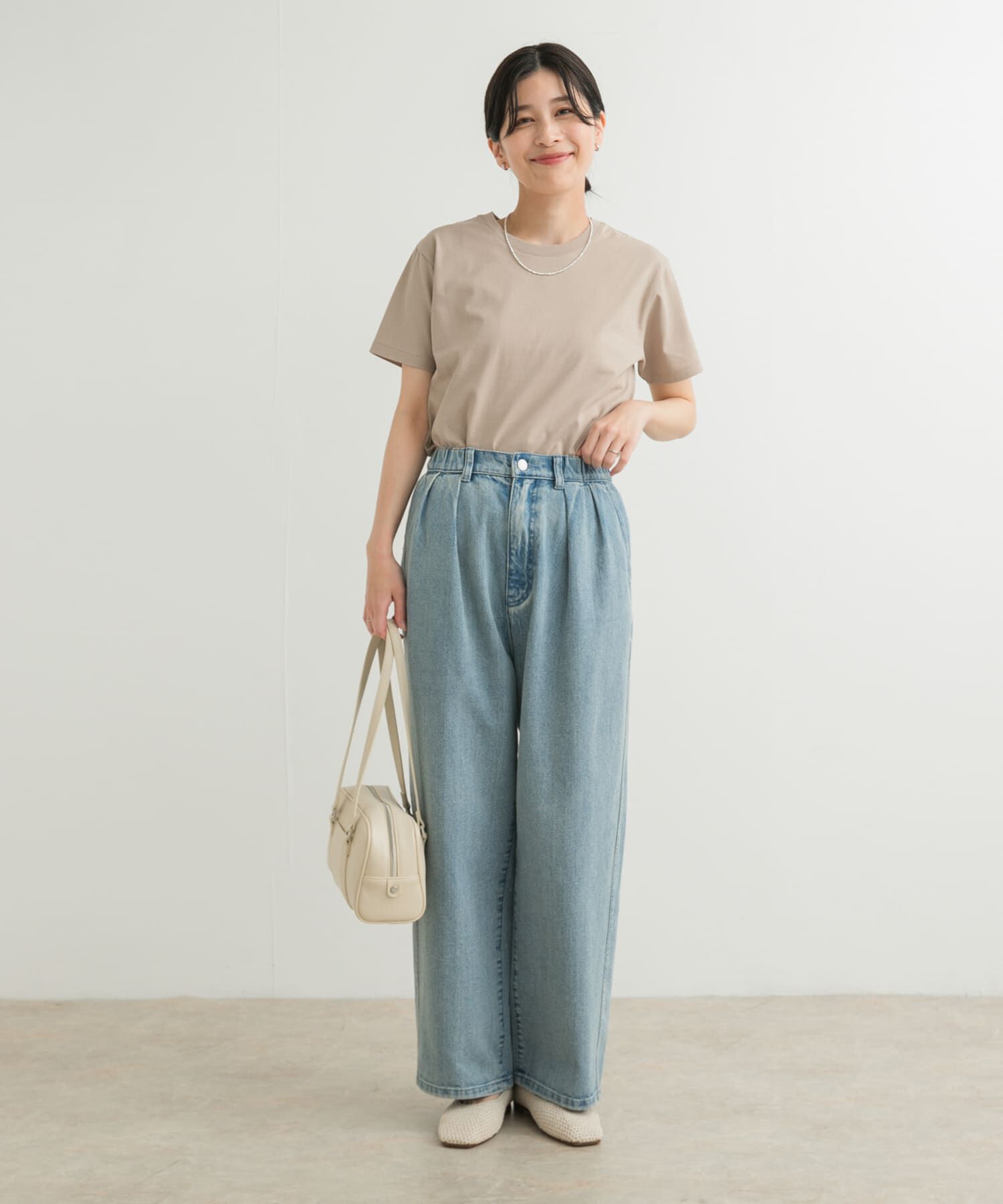 URBAN RESEARCH DOORS「『UR TECH』汗染み防止ベーシックTシャツ」|Tシャツ・カットソー|