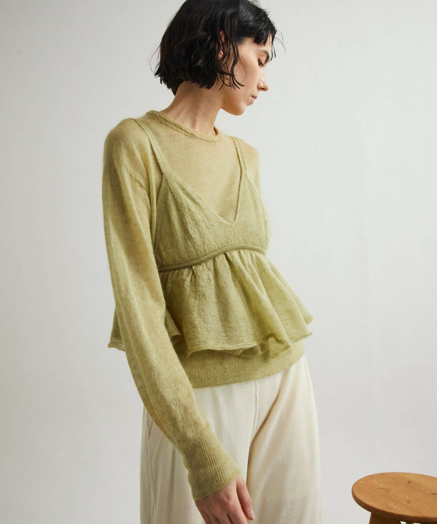 URBAN RESEARCH DOORS「unfil　mohair&silk camisole top」|キャミソール|