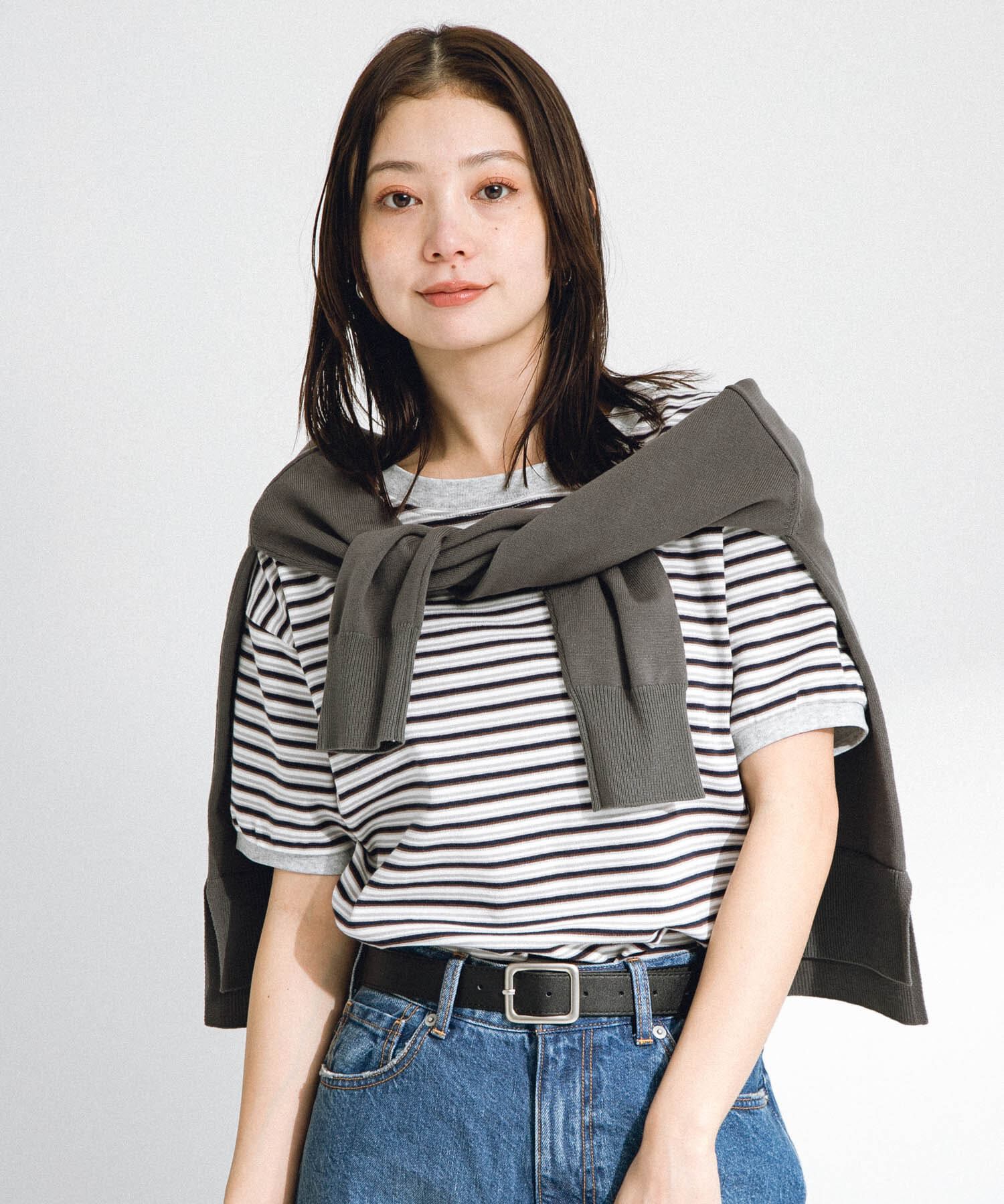 Sonny Label 「『別注』STAR&STRIPE&times;Sonny Label　マルチボーダーTシャツ」|Tシャツ・カットソー|