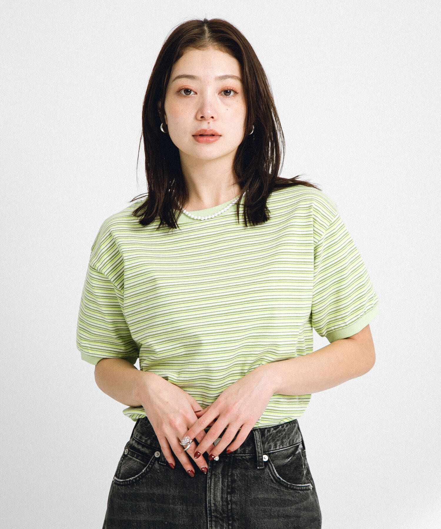 Sonny Label 「『別注』STAR&STRIPE&times;Sonny Label　マルチボーダーTシャツ」|Tシャツ・カットソー|