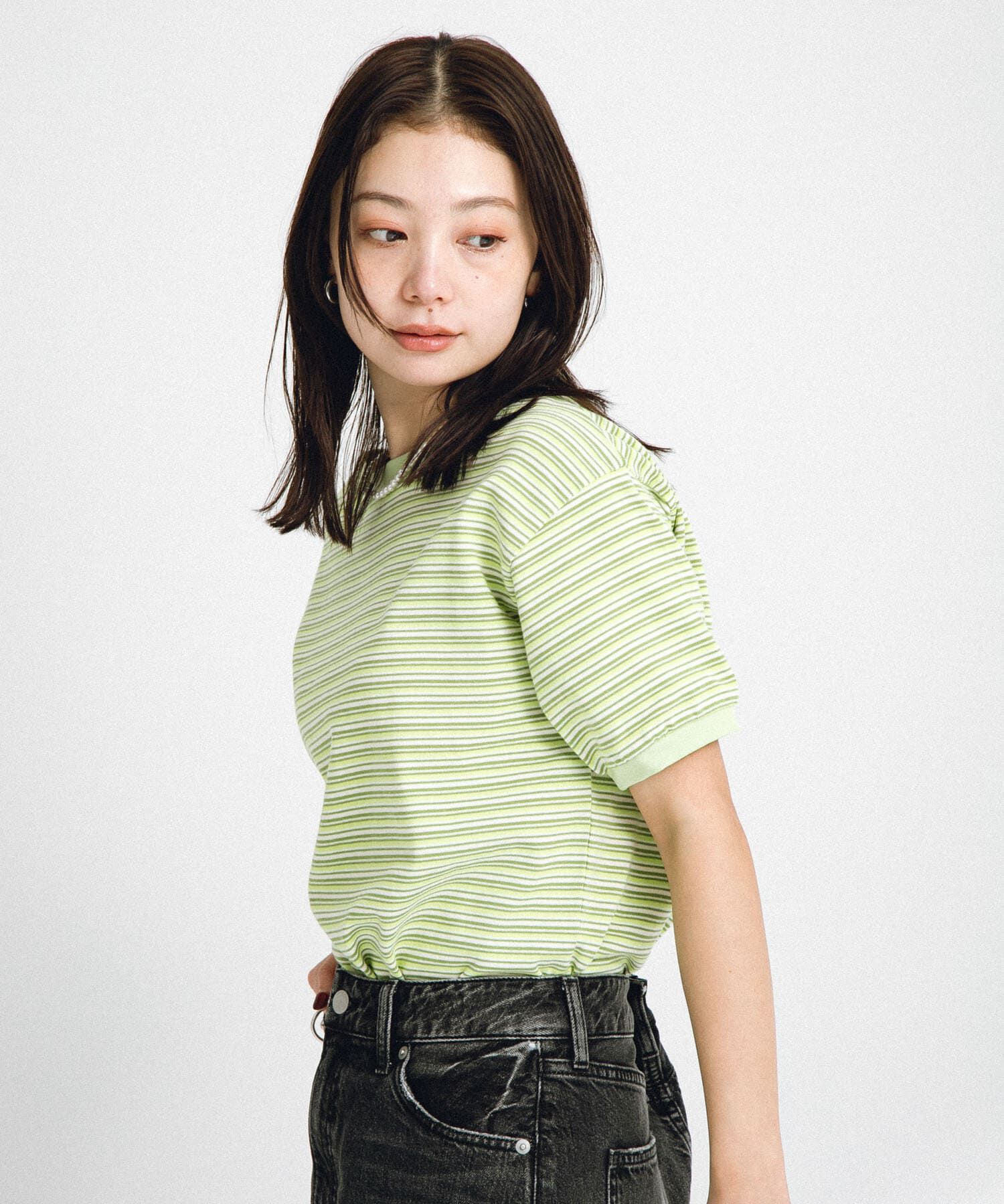 Sonny Label 「『別注』STAR&STRIPE&times;Sonny Label　マルチボーダーTシャツ」|Tシャツ・カットソー|