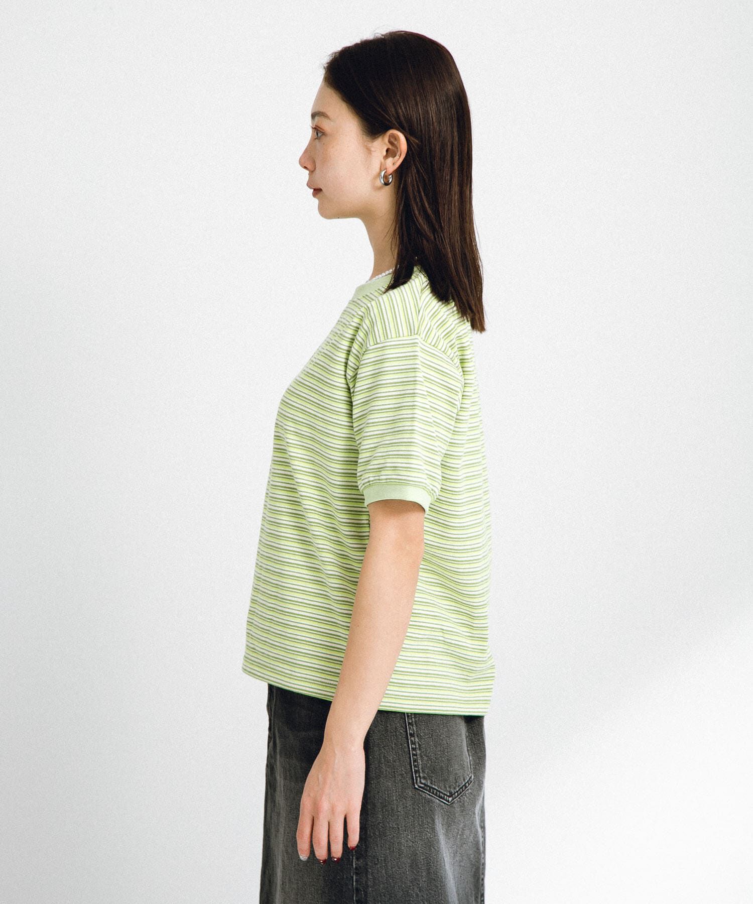 Sonny Label 「『別注』STAR&STRIPE&times;Sonny Label　マルチボーダーTシャツ」|Tシャツ・カットソー|