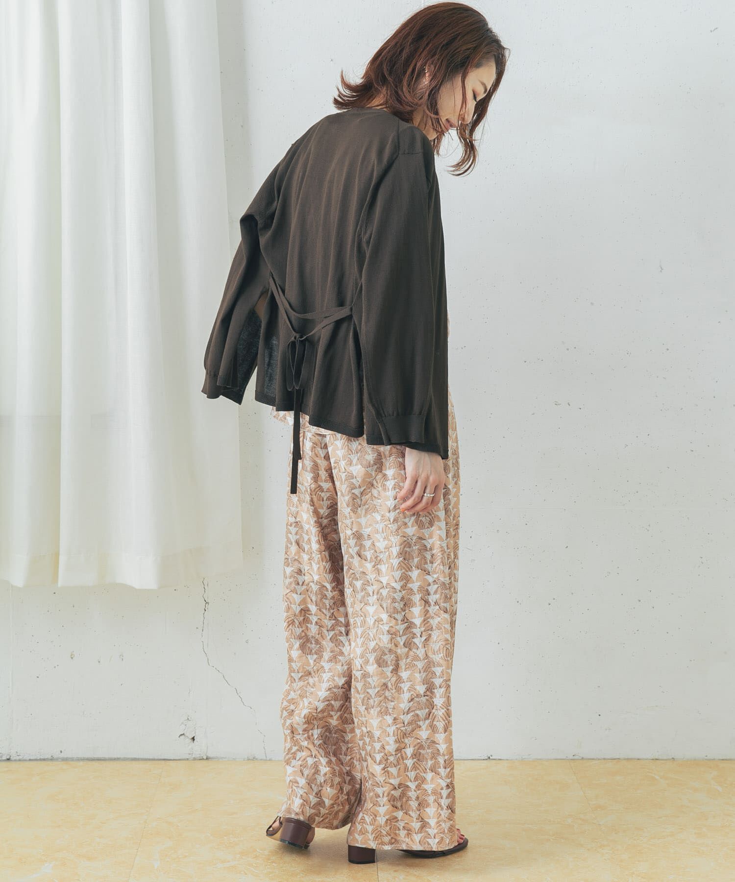 URBAN RESEARCH ROSSO「リーフプリントワイドパンツ」|その他|