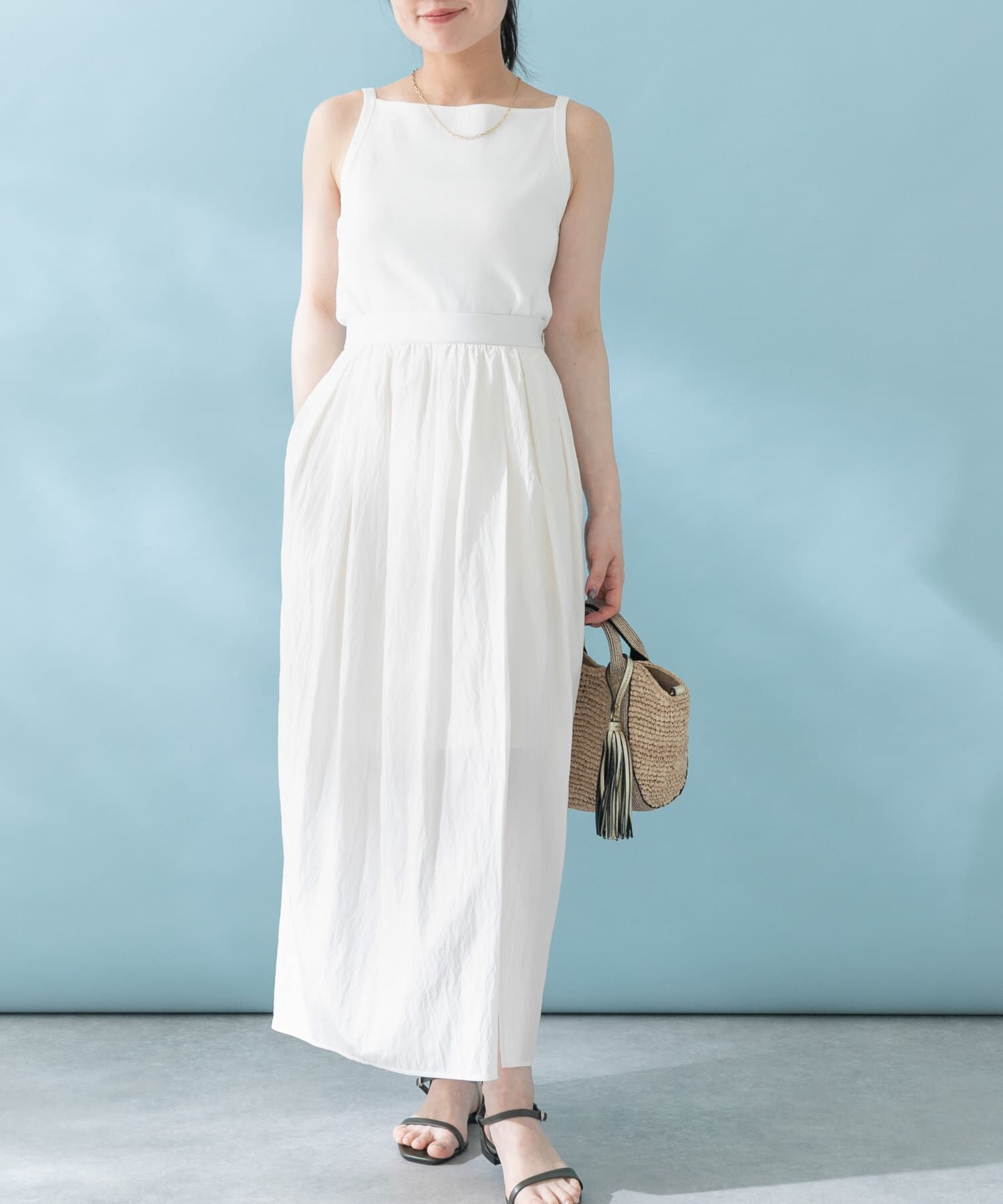 URBAN RESEARCH ROSSO「撥水UVギャザーストレートスカート」|スカート|