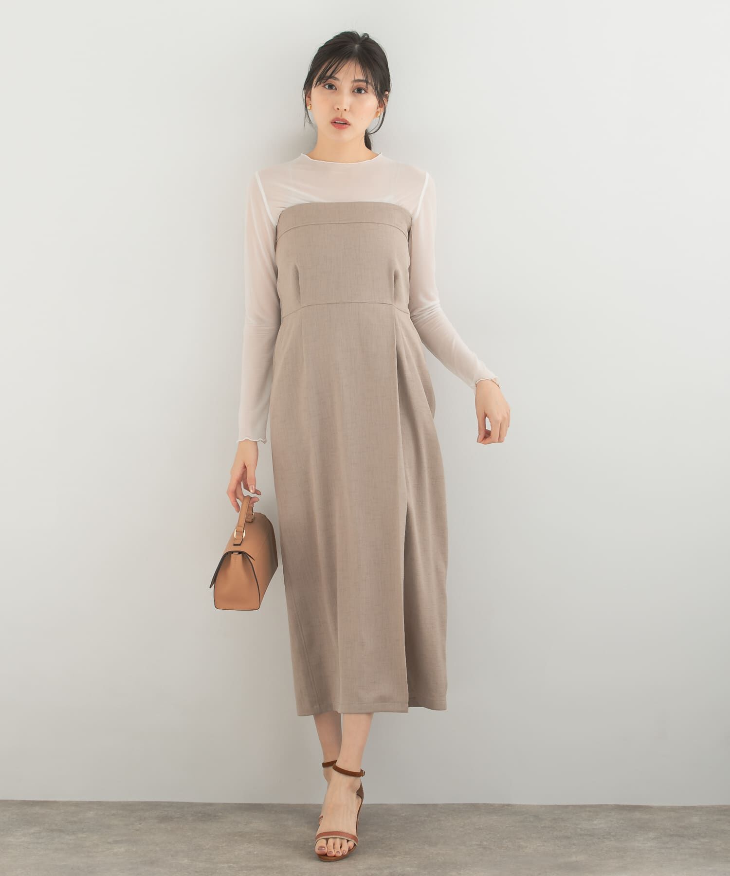 URBAN RESEARCH ROSSO「2WAYストレートベアワンピース」|ワンピース|