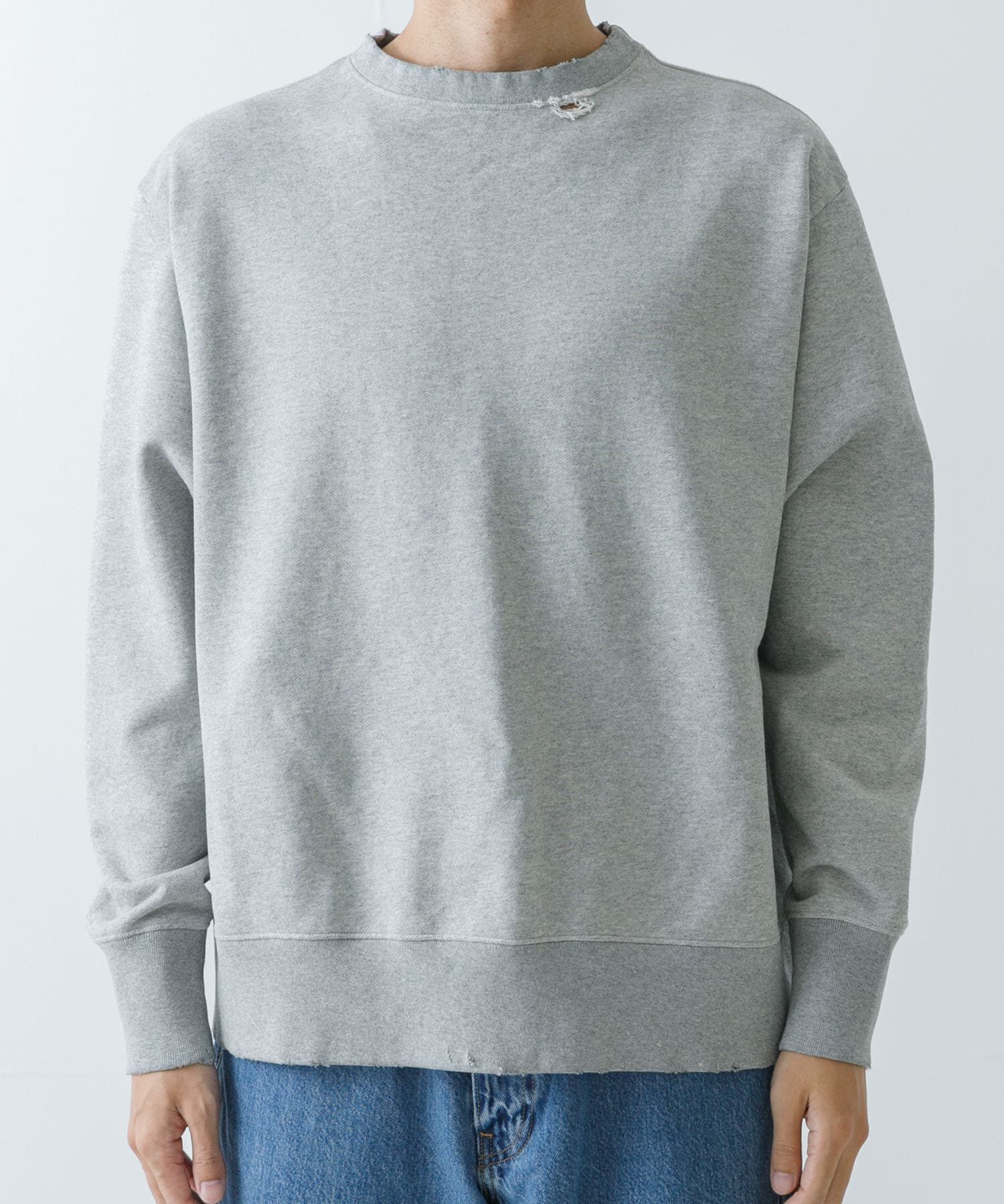 URBAN RESEARCH「FORNIGNER　Made in USA Crashed Crew」|スウェット・ジャージ|