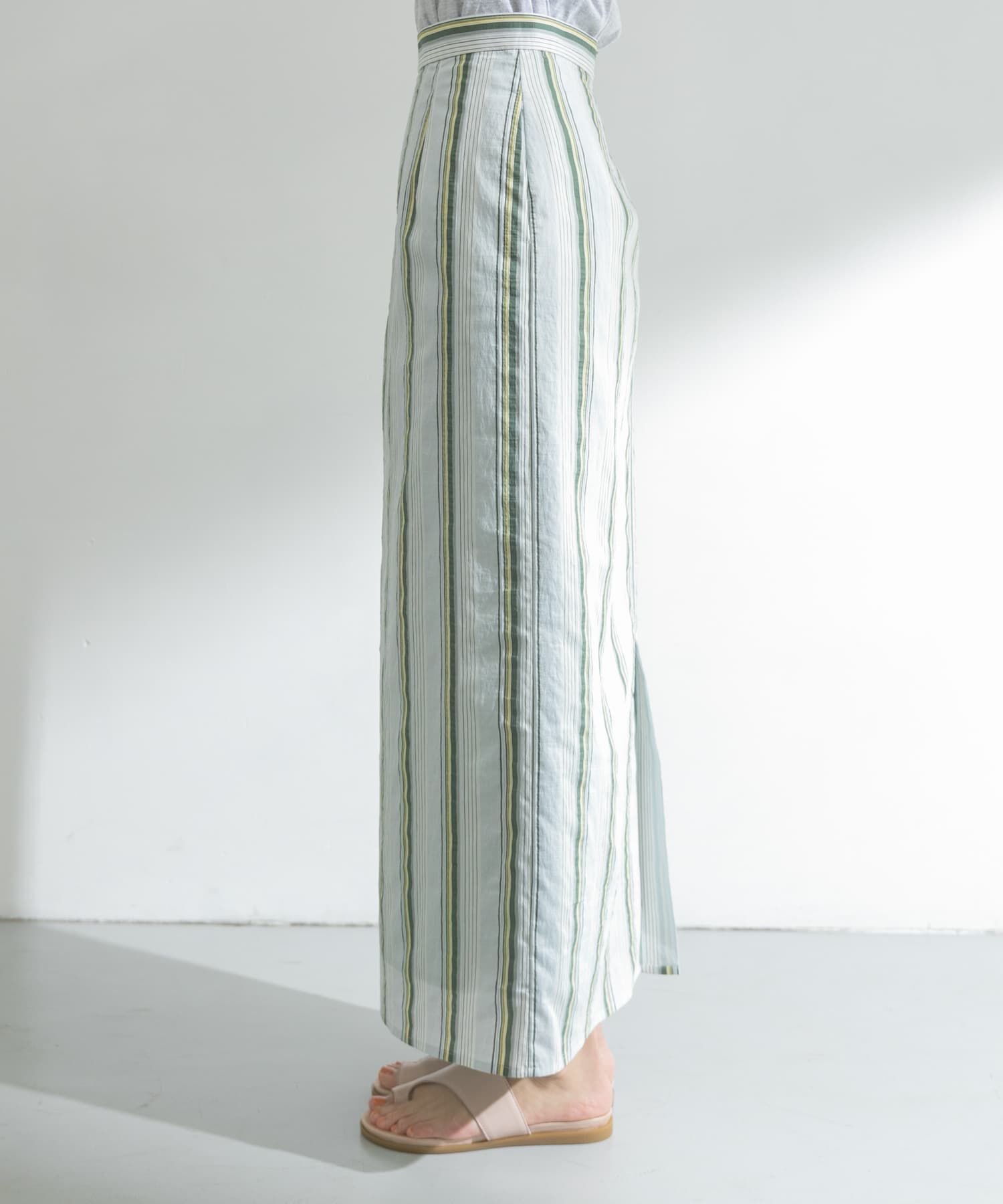 URBAN RESEARCH「カラーストライプIラインスカート」|スカート|