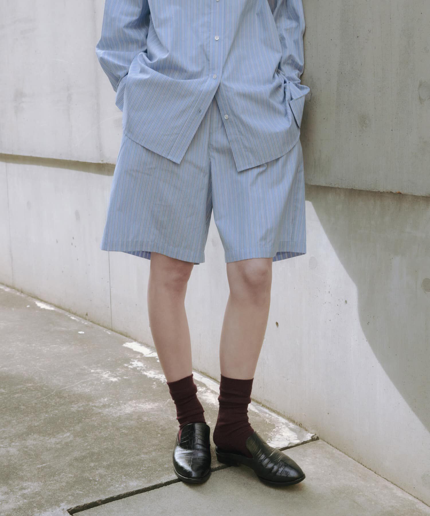 URBAN RESEARCH「new basic　インドスビンコットンストライプハーフパンツ」|その他|