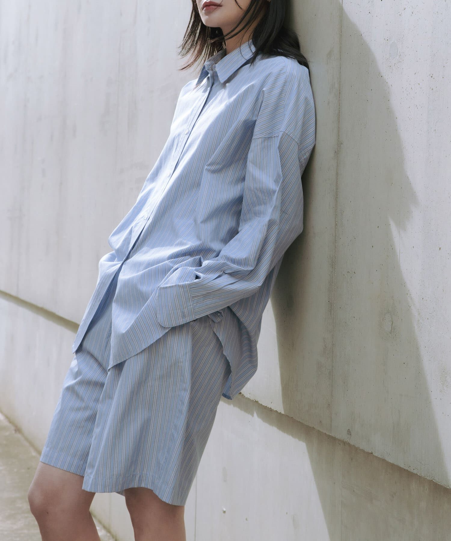 URBAN RESEARCH「new basic　インドスビンコットンストライプハーフパンツ」|その他|