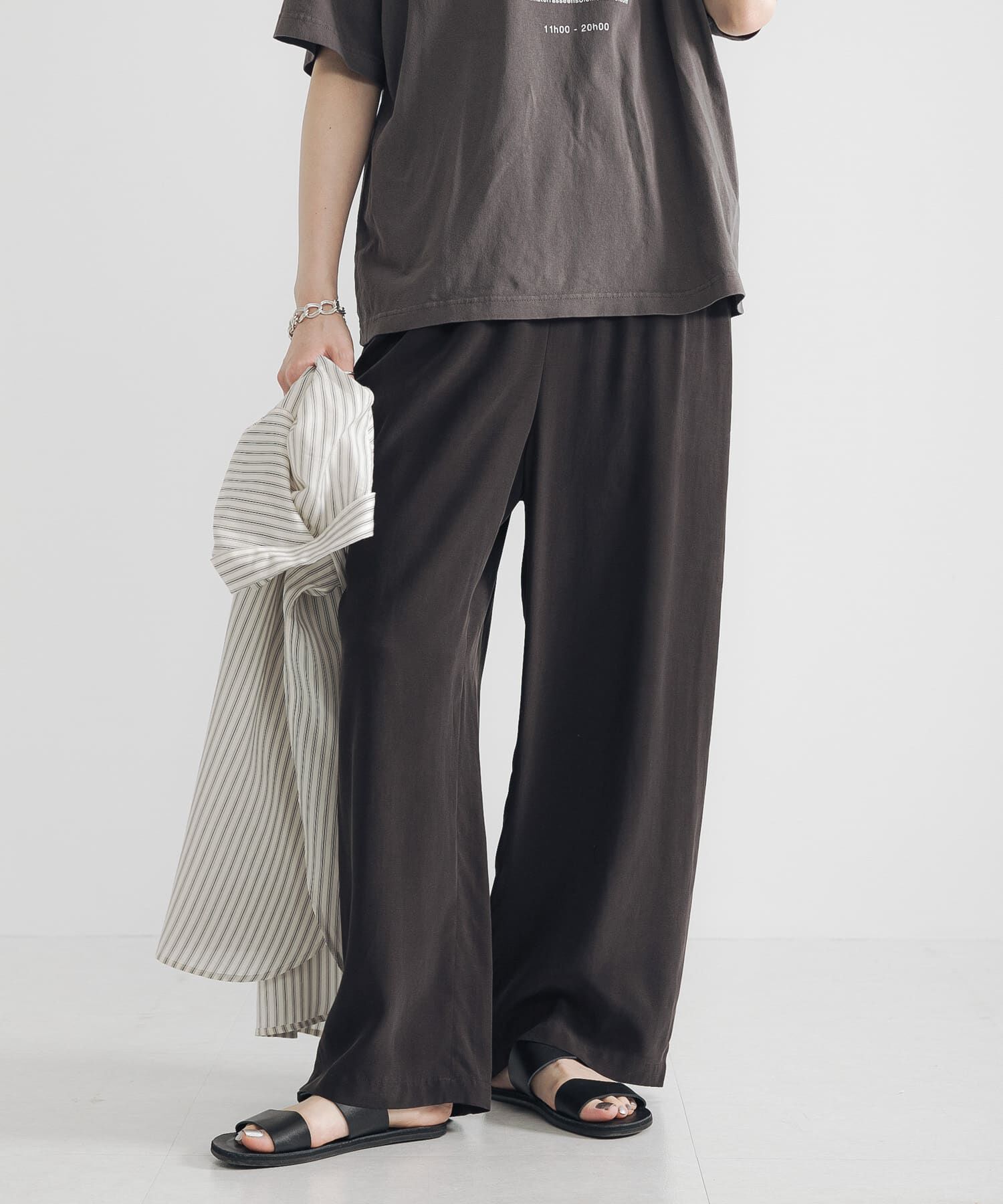 URBAN RESEARCH「キュプラレーヨンイージーパンツ」|その他|ブラウン