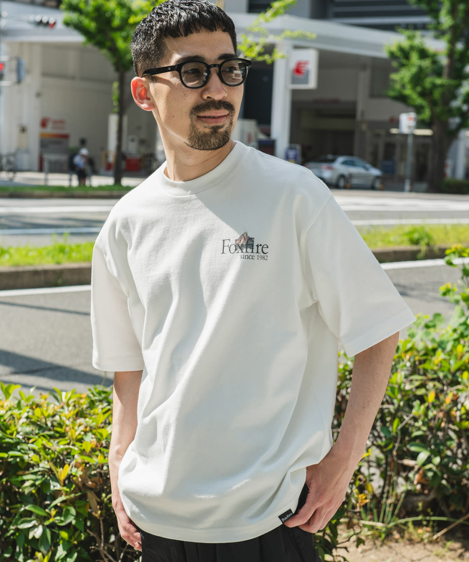 URBAN RESEARCH DOORS「『別注』Foxfire&times;DOORS　焚火プリントTシャツ」|Tシャツ・カットソー|