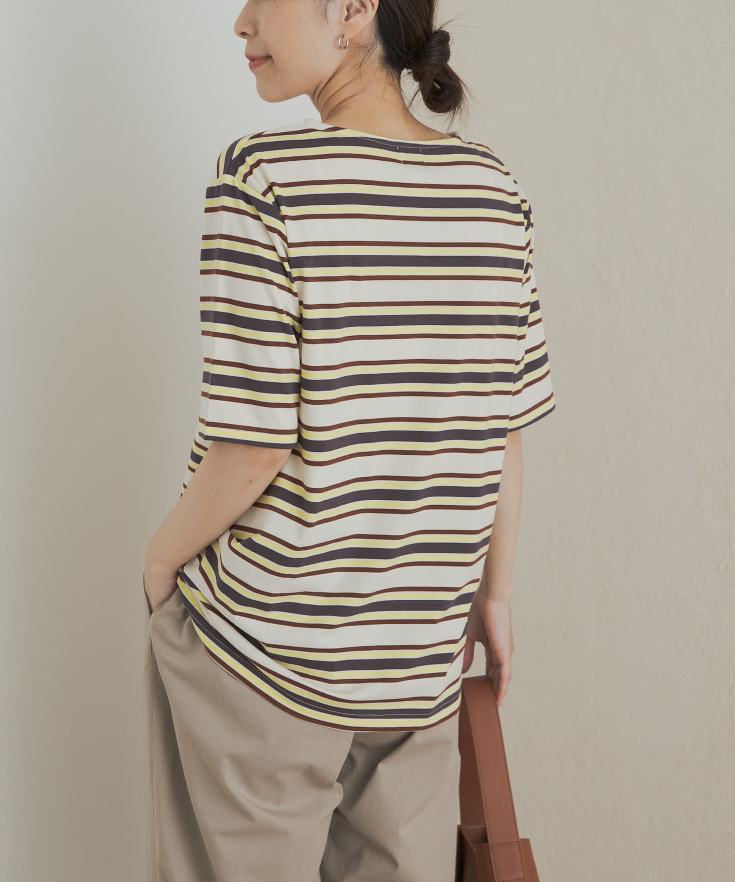 URBAN RESEARCH DOORS「マルチボーダーTシャツ」|Tシャツ・カットソー|