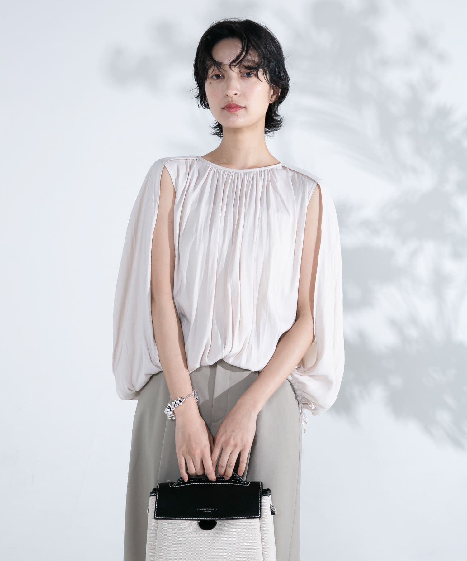 URBAN RESEARCH ROSSO「2WAYバルーンブラウス」|シャツ・ブラウス|