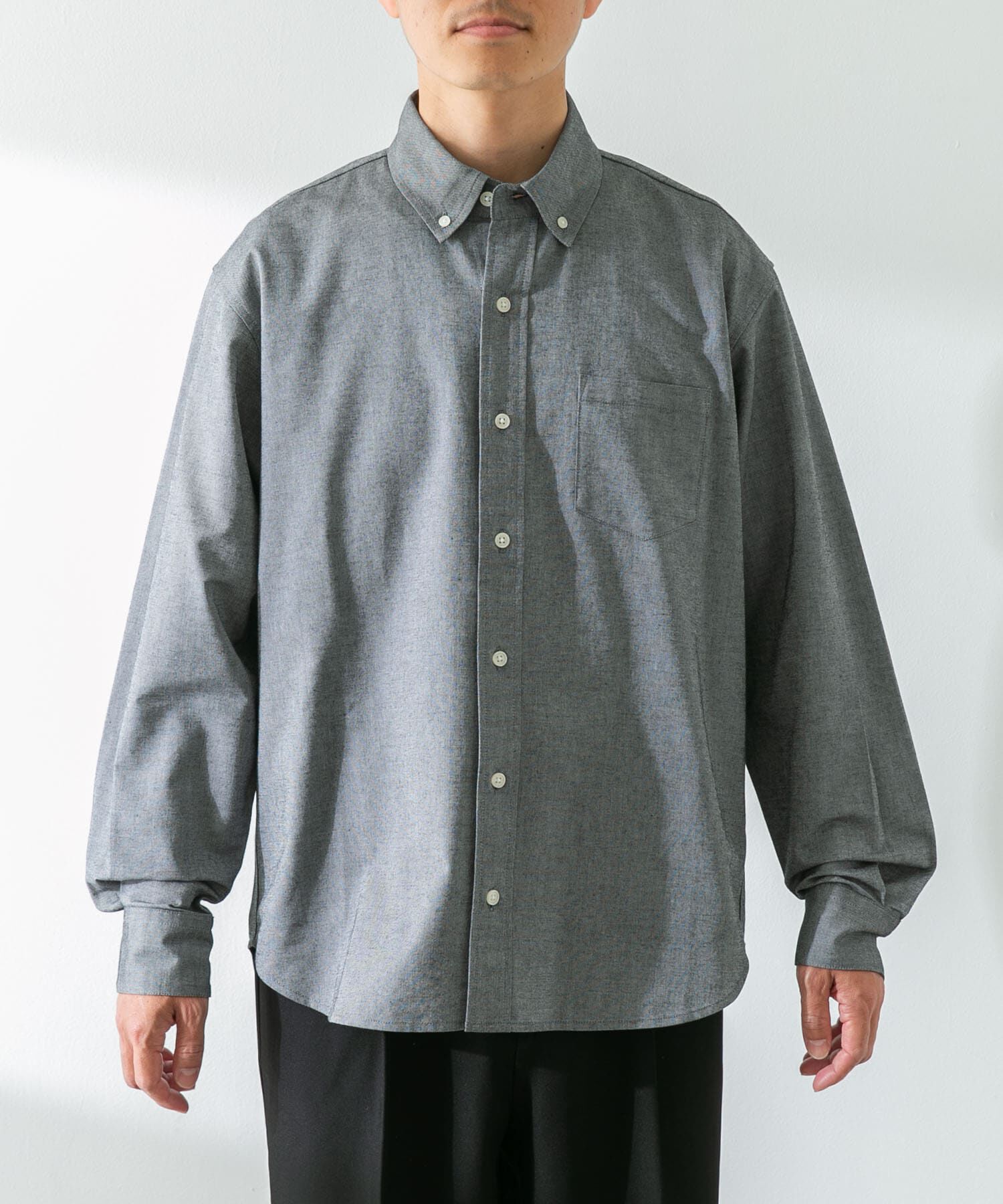 Sonny Label 「抗菌オックスボタンダウン長袖シャツ」|シャツ・ブラウス|