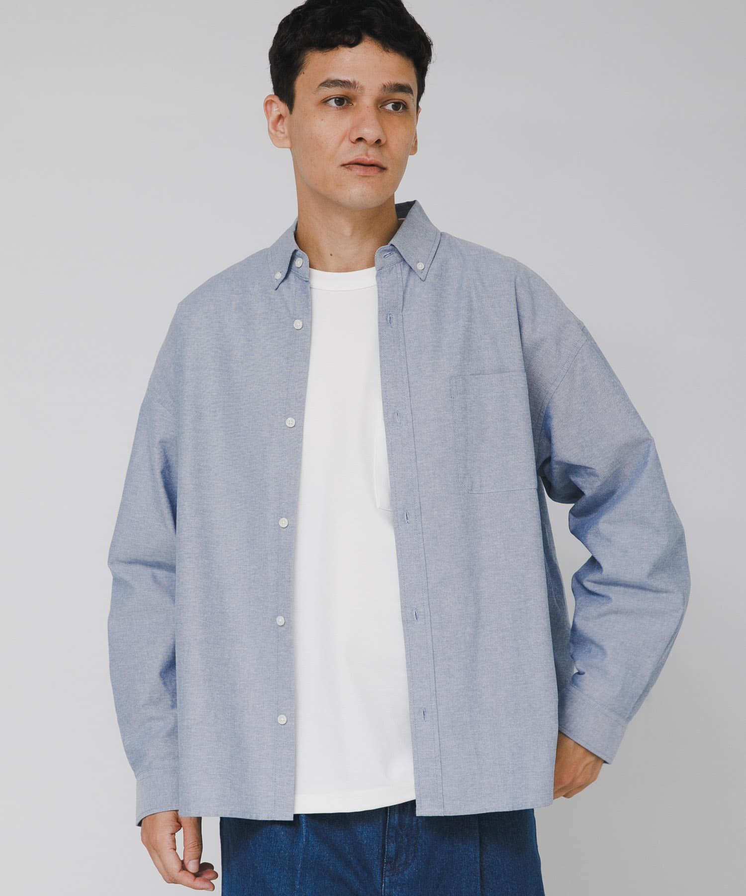 Sonny Label 「抗菌オックスボタンダウンオーバーシャツ」|シャツ・ブラウス|