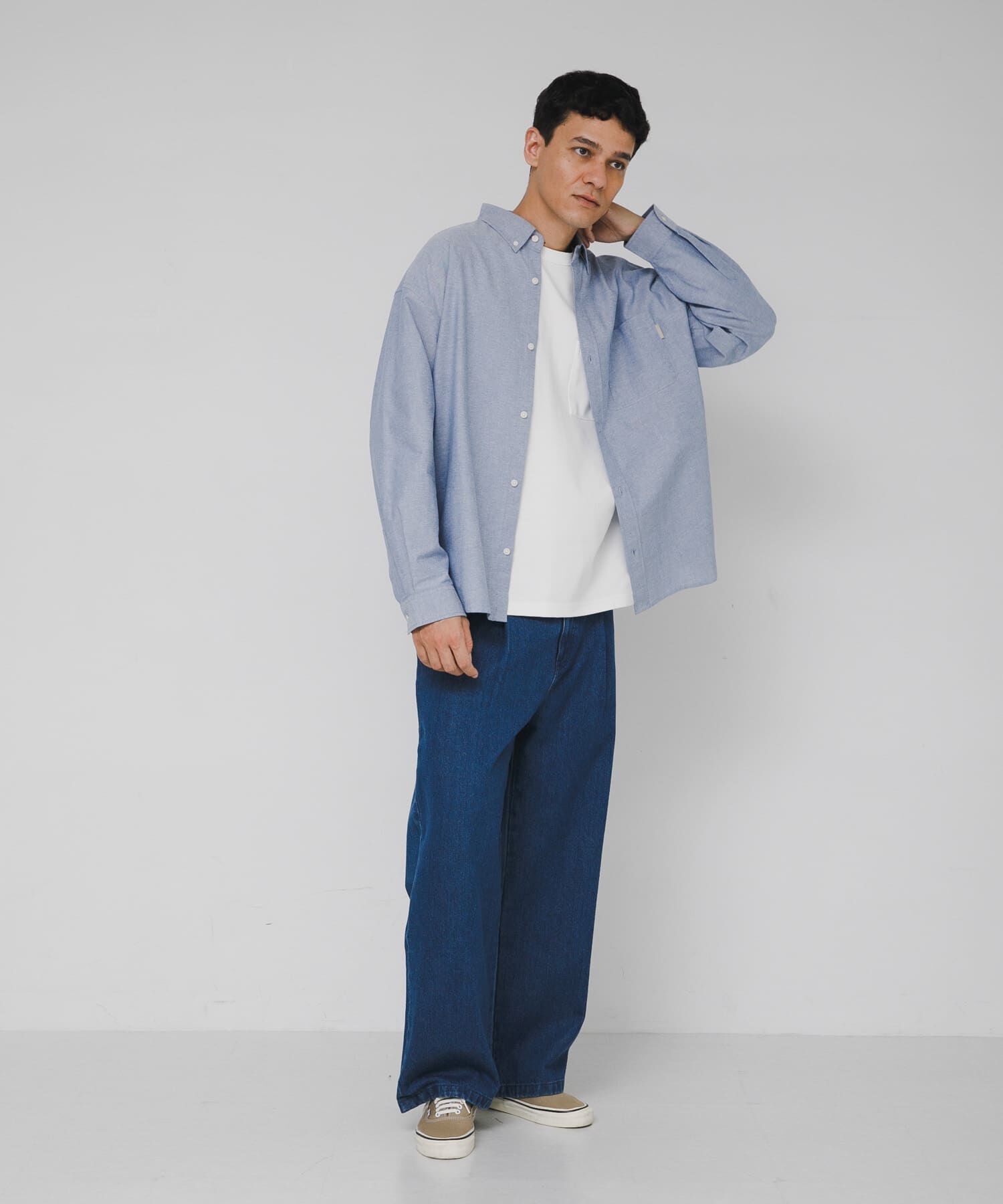 Sonny Label 「抗菌オックスボタンダウンオーバーシャツ」|シャツ・ブラウス|