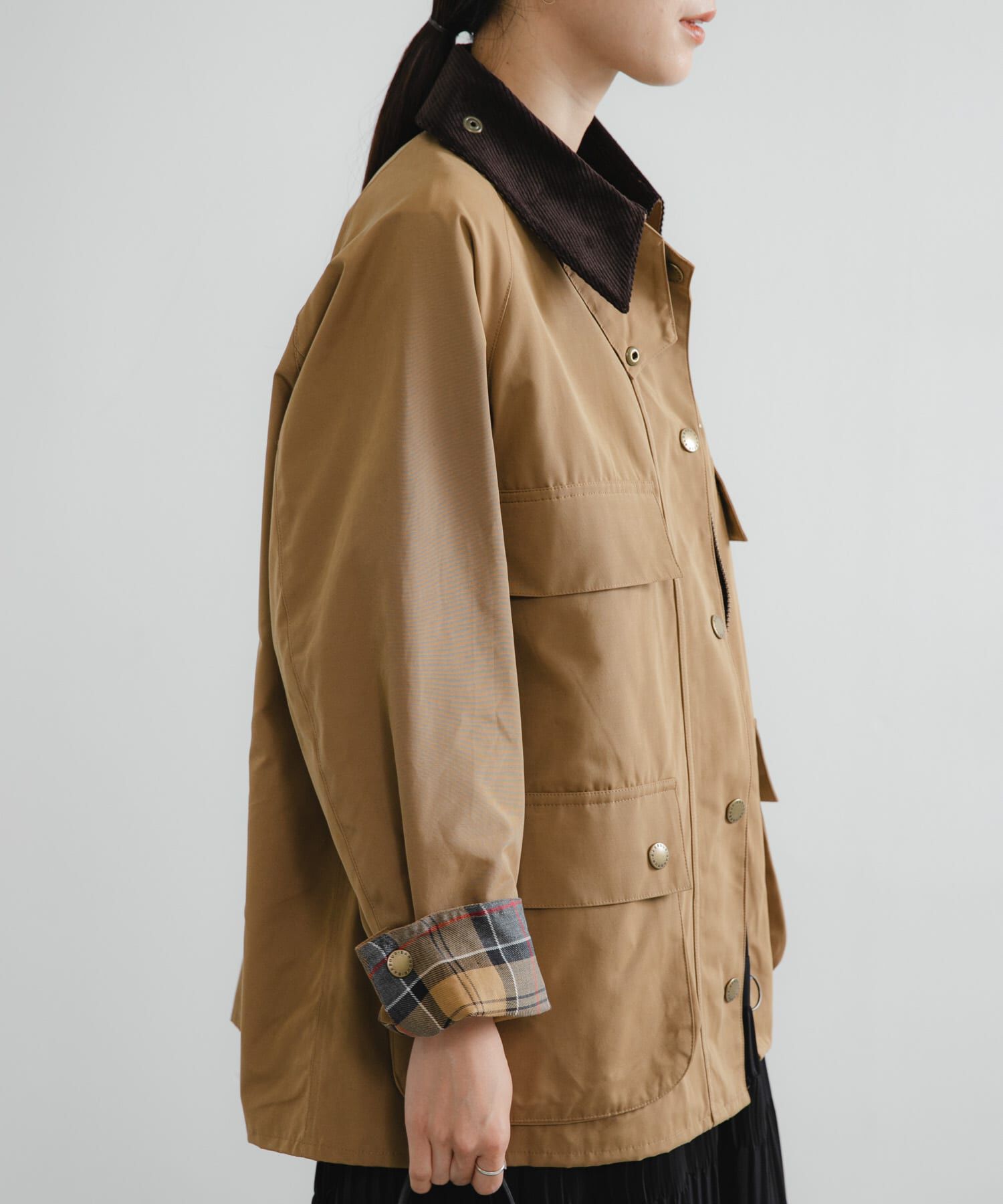 URBAN RESEARCH「『別注』Barbour / URBAN RESEARCH　BEDALE」|ノーカラーコート|
