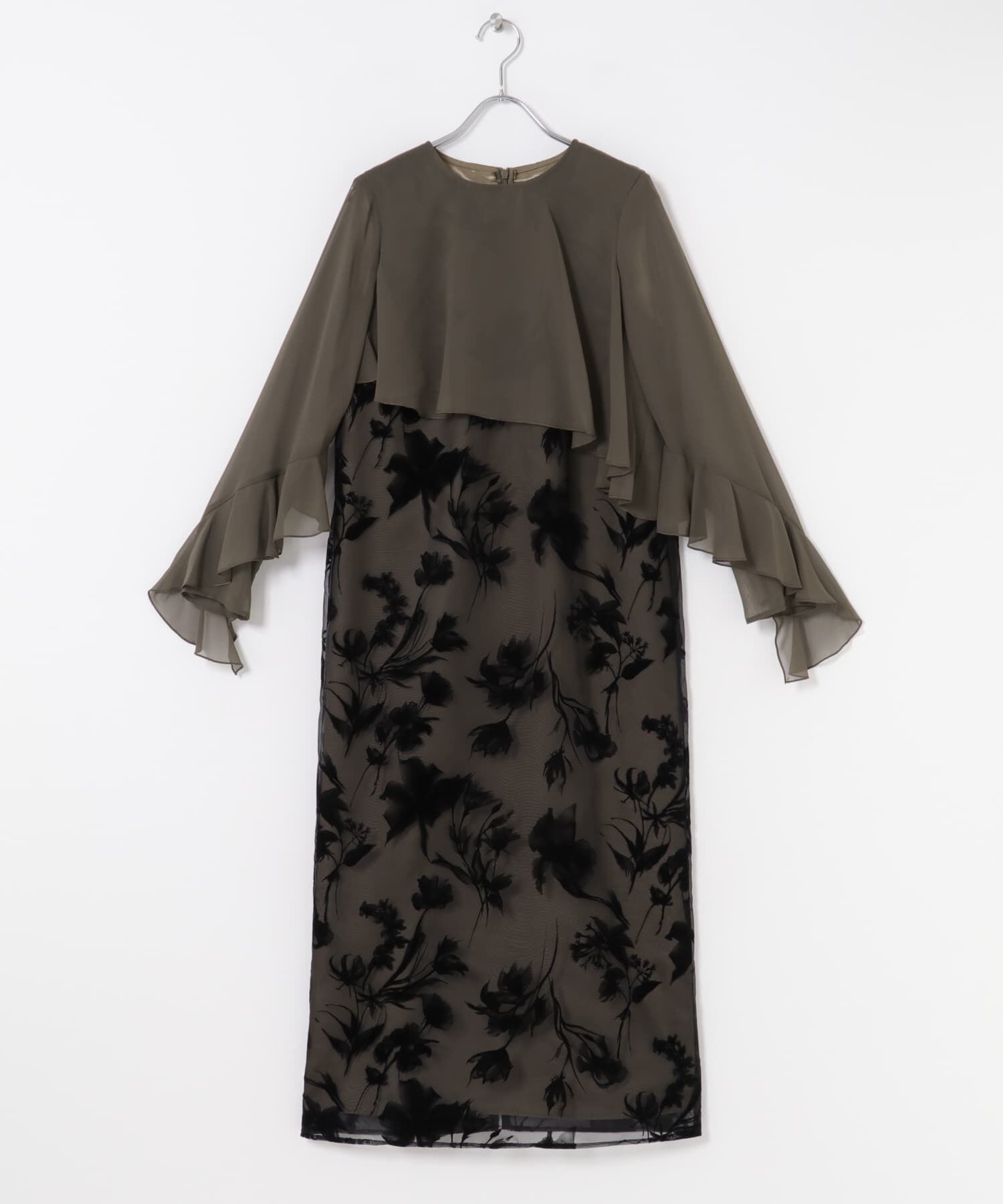 URBAN RESEARCH ROSSO「kaene　アシメフレアボレロドッキングドレス」|ワンピース|