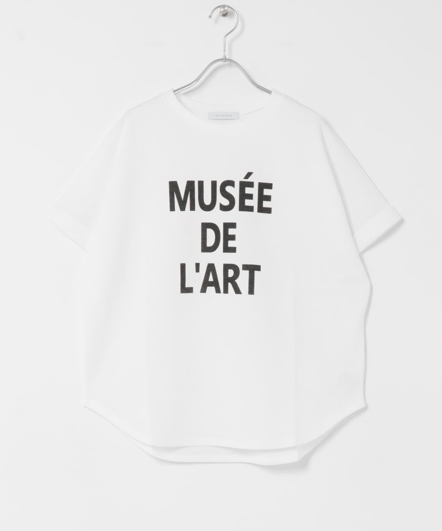 URBAN RESEARCH ROSSO「CHIGNON　ロールアップドルマンカットソー」|Tシャツ・カットソー|ホワイト