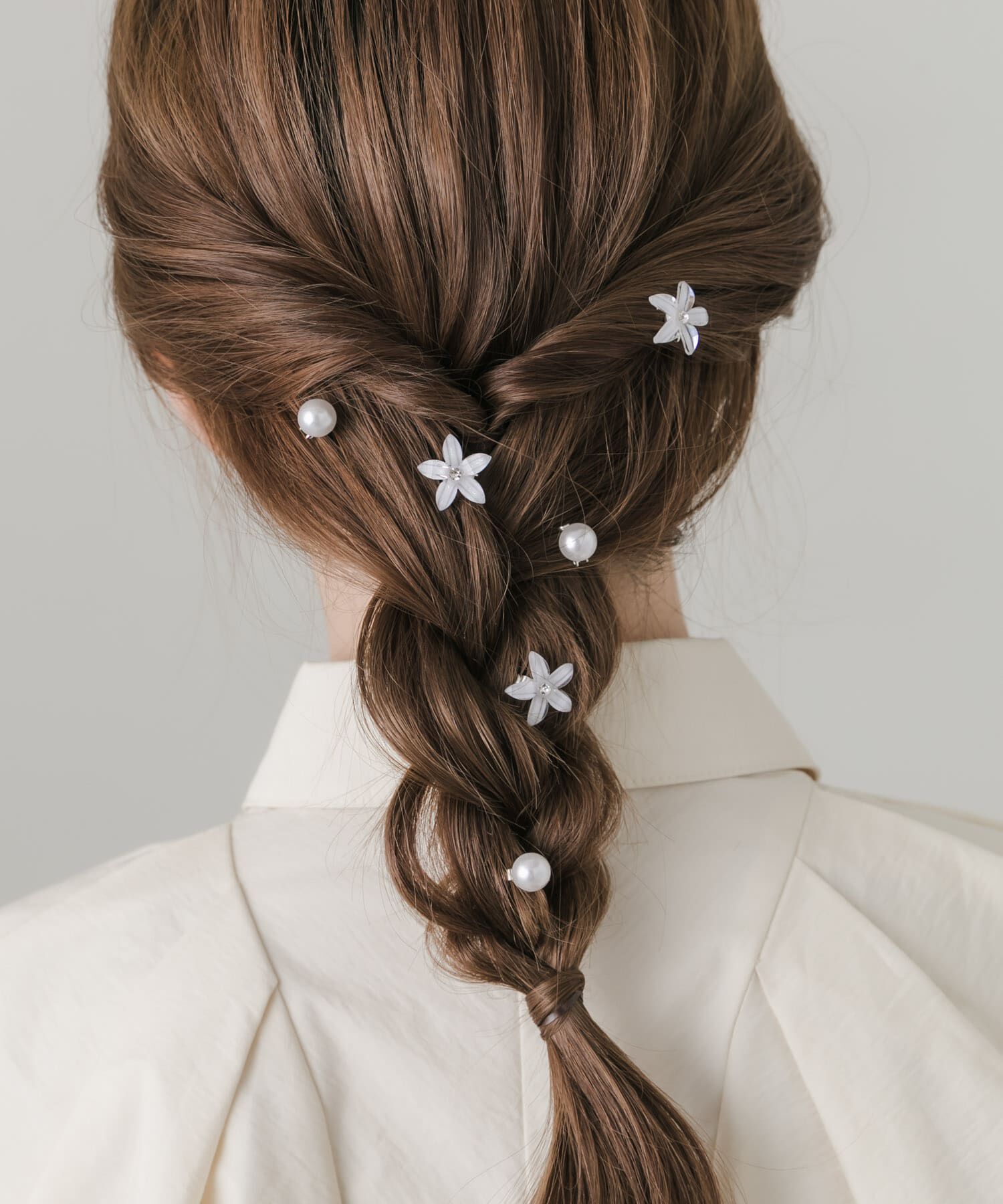 SMELLY「クリアフラワーパールセットヘアクリップ」|その他|