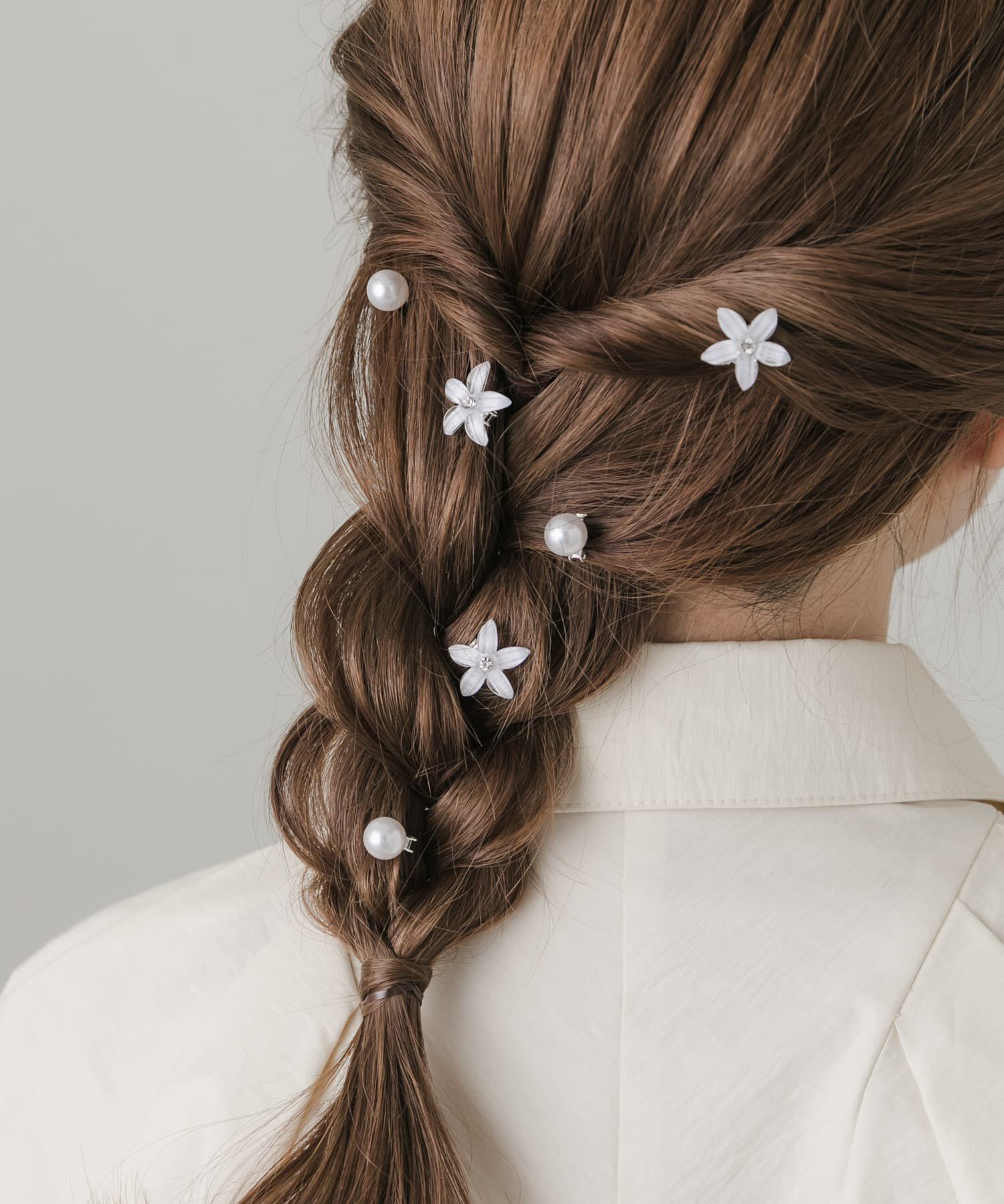 SMELLY「クリアフラワーパールセットヘアクリップ」|その他|