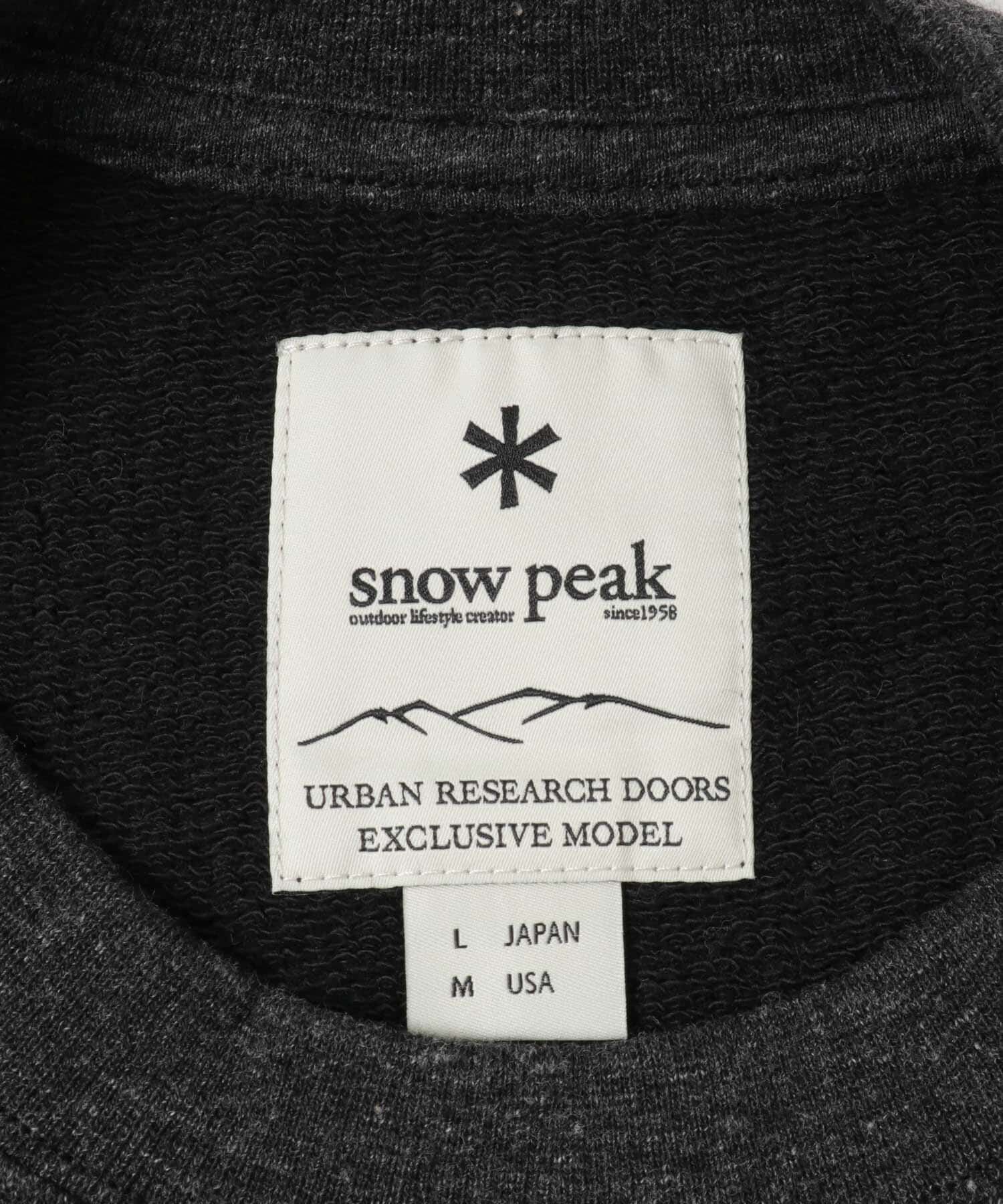 URBAN RESEARCH DOORS「『別注』Snow Peak Apparel&times;DOORS　RecycledCottonSweat」|スウェット・ジャージ|