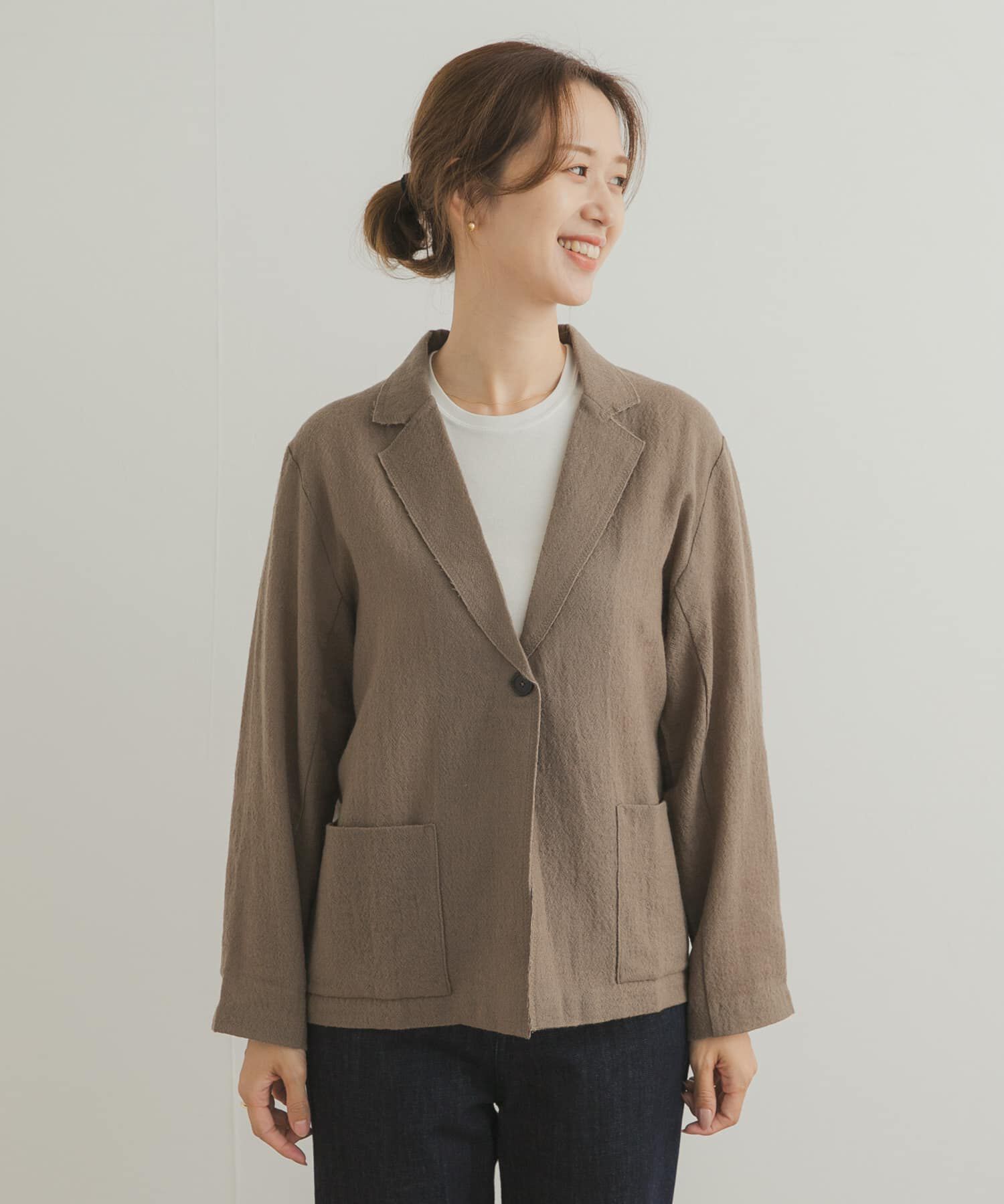 URBAN RESEARCH DOORS「ウールガーゼジャケット」|その他|