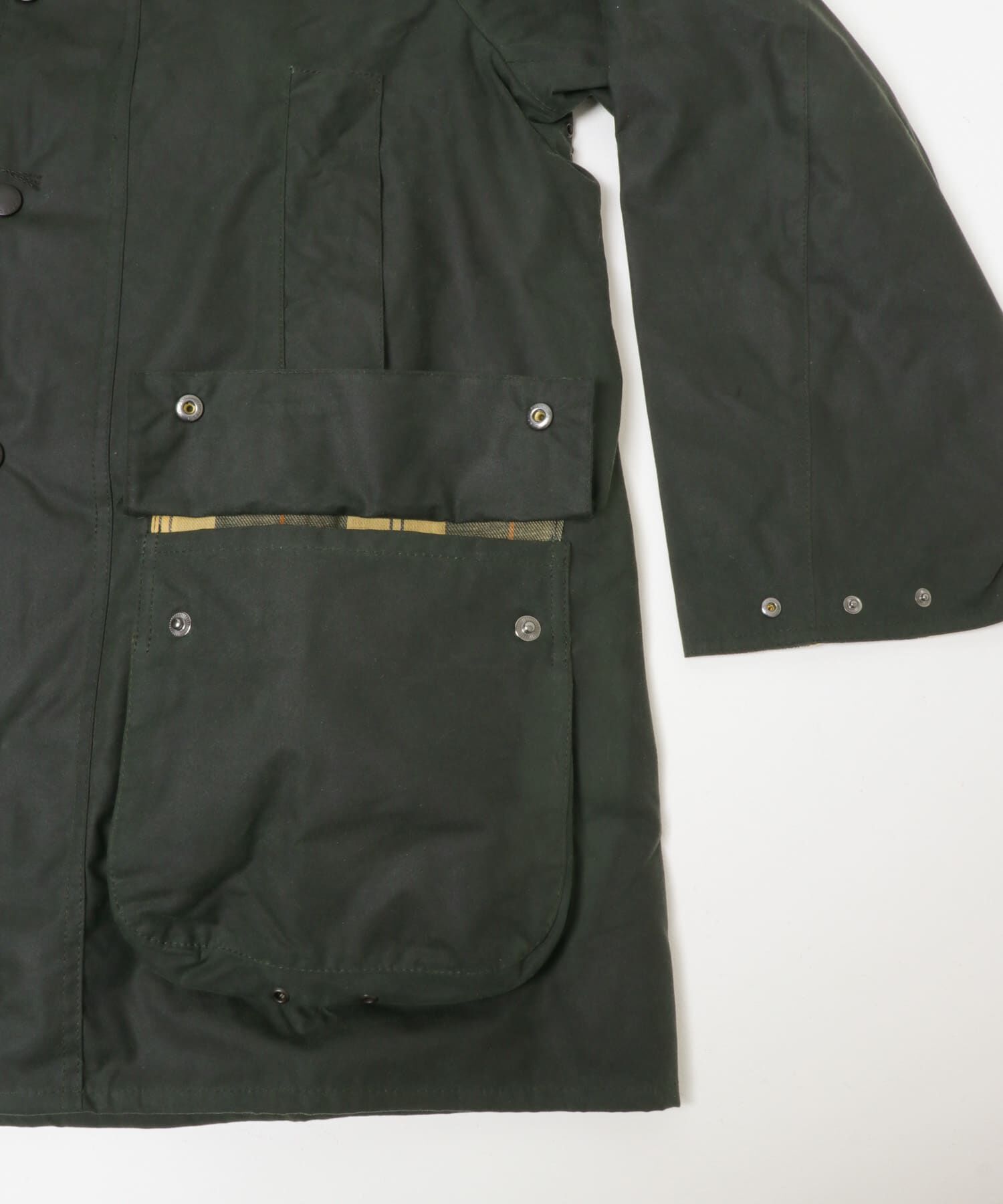 URBAN RESEARCH「Barbour　OS BEAUFORT WAX JACKET」|ノーカラーコート|