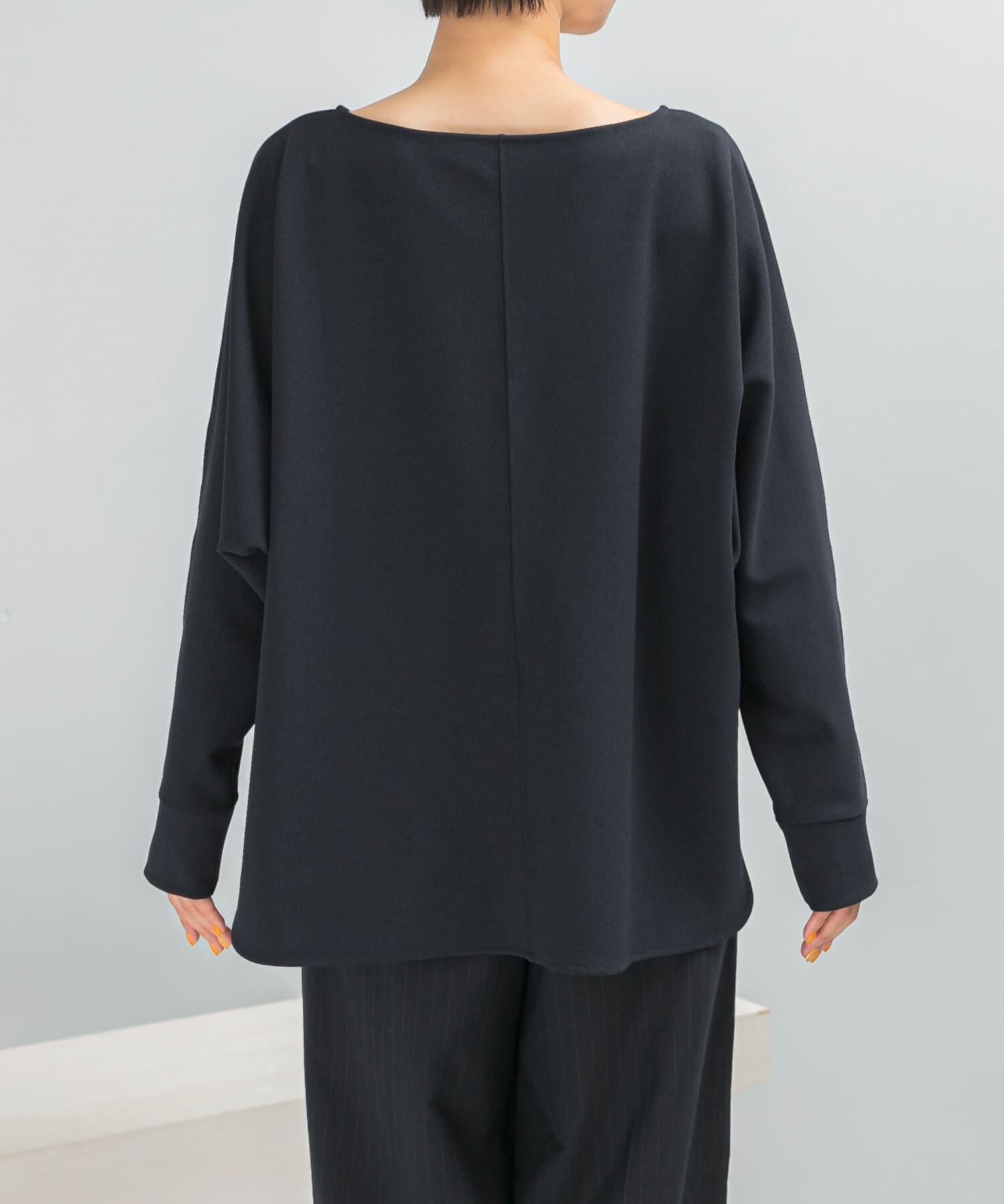 URBAN RESEARCH ROSSO「ニットジョーゼットドルマンプルオーバー」|シャツ・ブラウス|