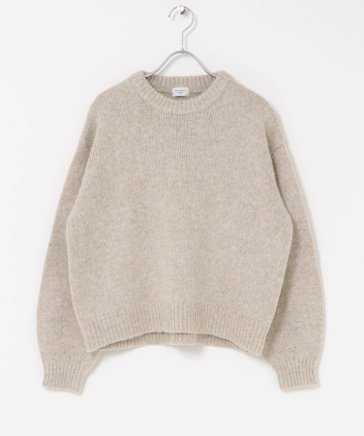 URBAN RESEARCH DOORS「ラメニットプルオーバー」|ニット・セーター|