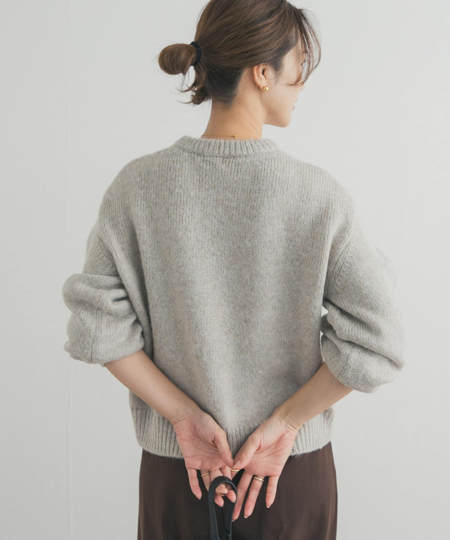 URBAN RESEARCH DOORS「ラメニットプルオーバー」|ニット・セーター|