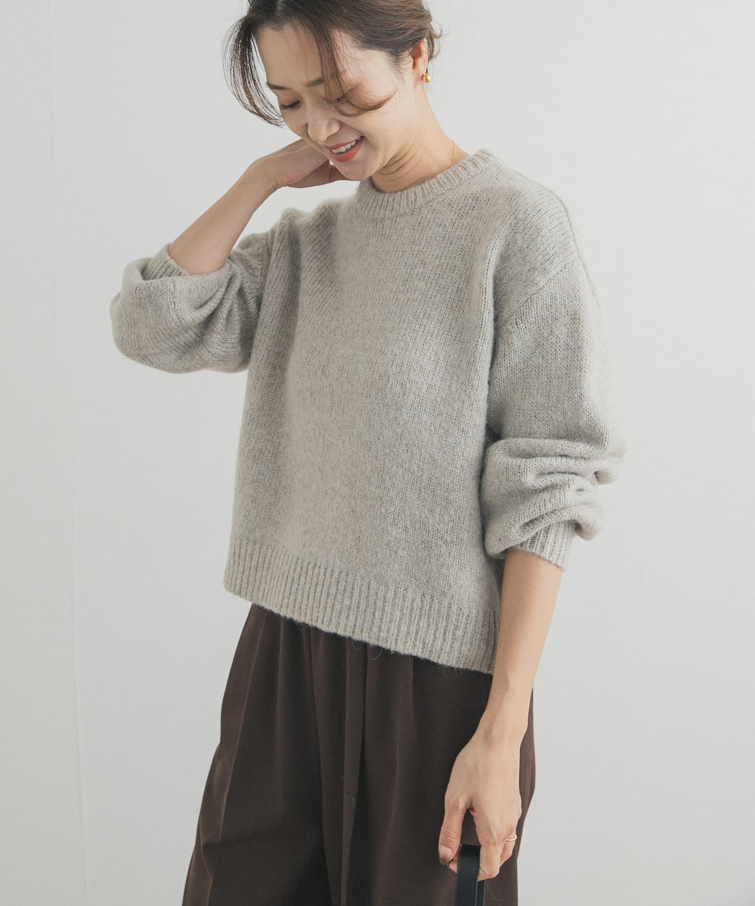 URBAN RESEARCH DOORS「ラメニットプルオーバー」|ニット・セーター|