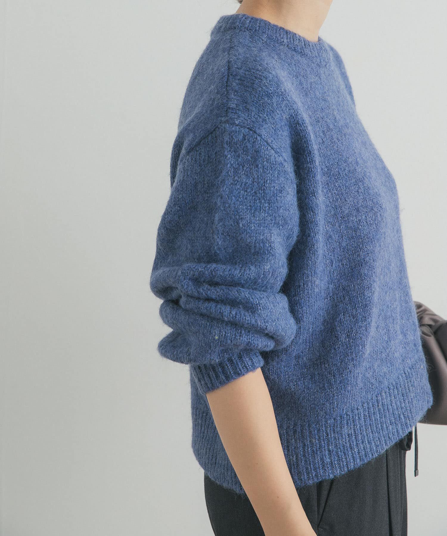 URBAN RESEARCH DOORS「ラメニットプルオーバー」|ニット・セーター|