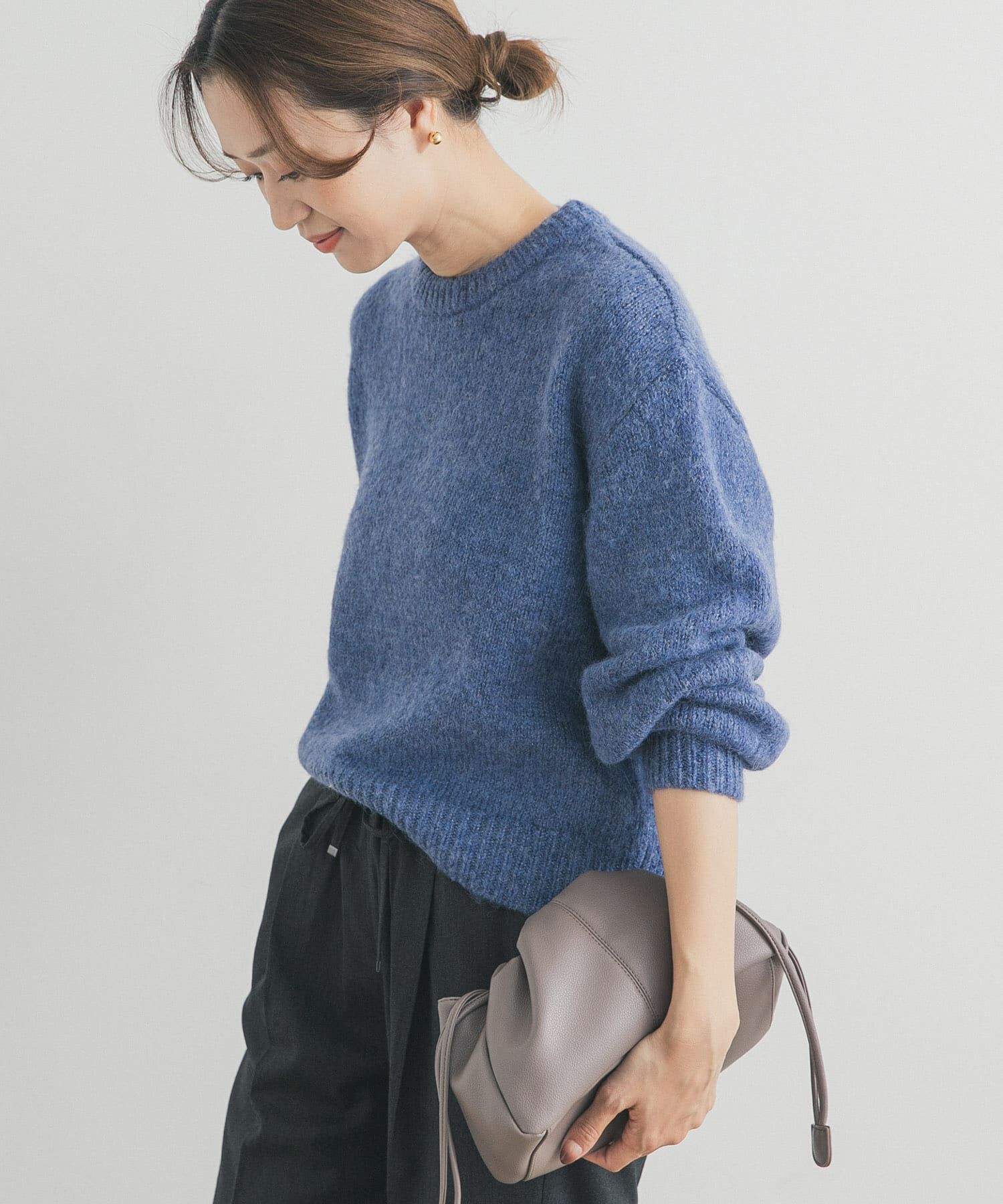 URBAN RESEARCH DOORS「ラメニットプルオーバー」|ニット・セーター|