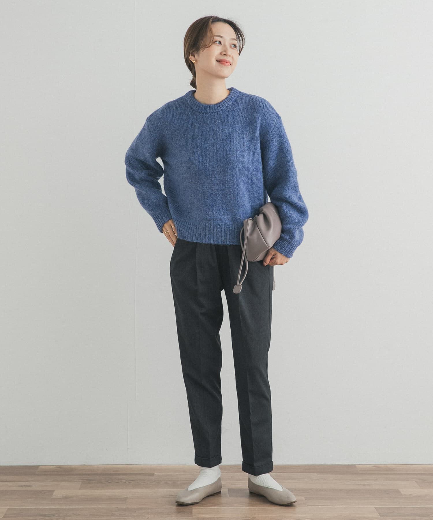 URBAN RESEARCH DOORS「ラメニットプルオーバー」|ニット・セーター|