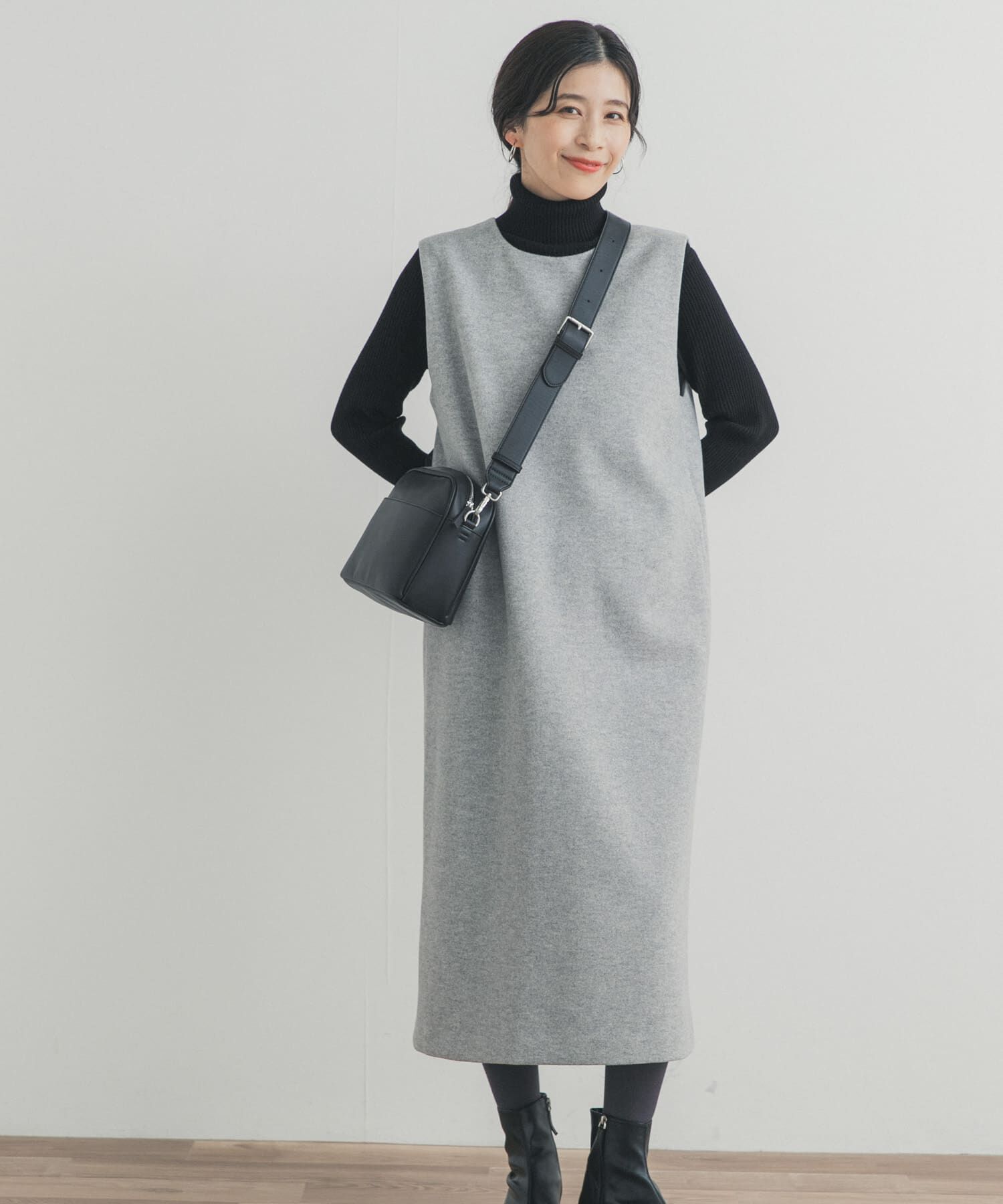 URBAN RESEARCH DOORS「カットジャンパースカート」|ワンピース|ライトグレー