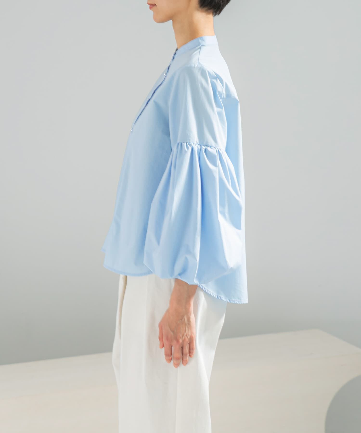 URBAN RESEARCH ROSSO「ボリュームスリーブシャツブラウス」|シャツ・ブラウス|