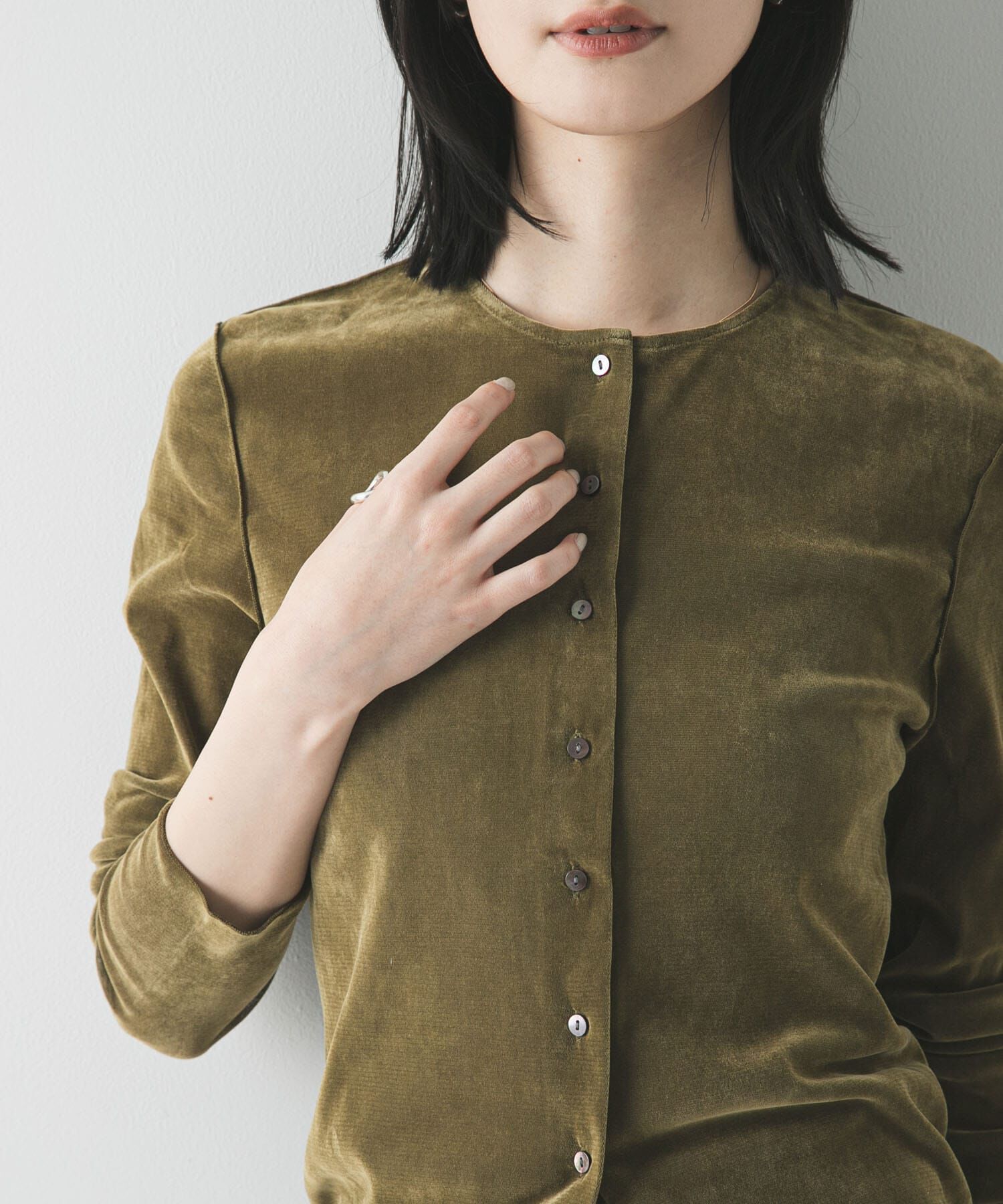 URBAN RESEARCH「シアーフロッキーコンパクトカーディガン」|カーディガン|