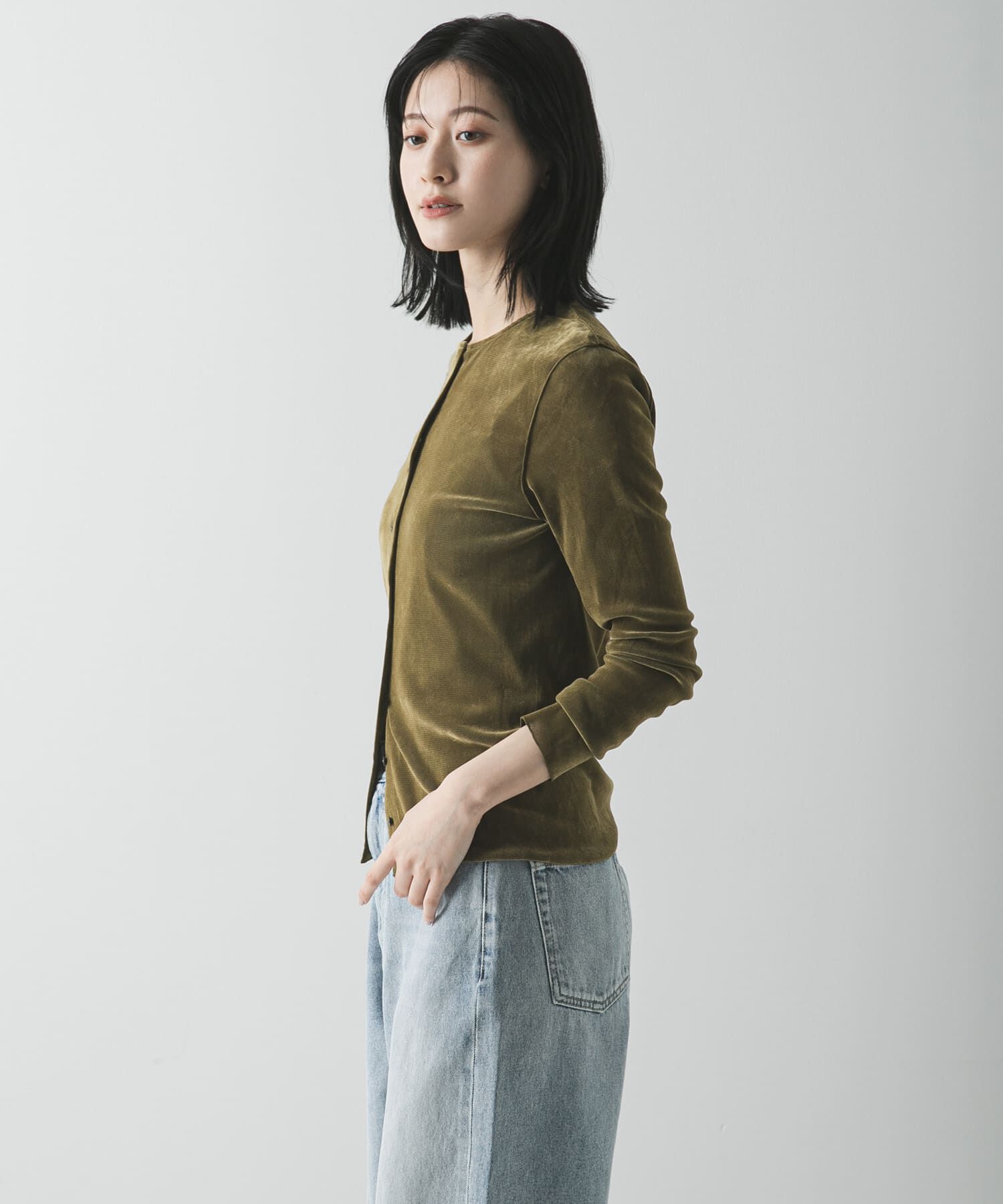 URBAN RESEARCH「シアーフロッキーコンパクトカーディガン」|カーディガン|