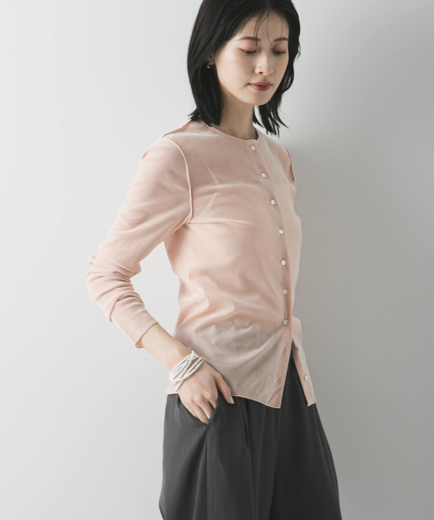 URBAN RESEARCH「シアーフロッキーコンパクトカーディガン」|カーディガン|