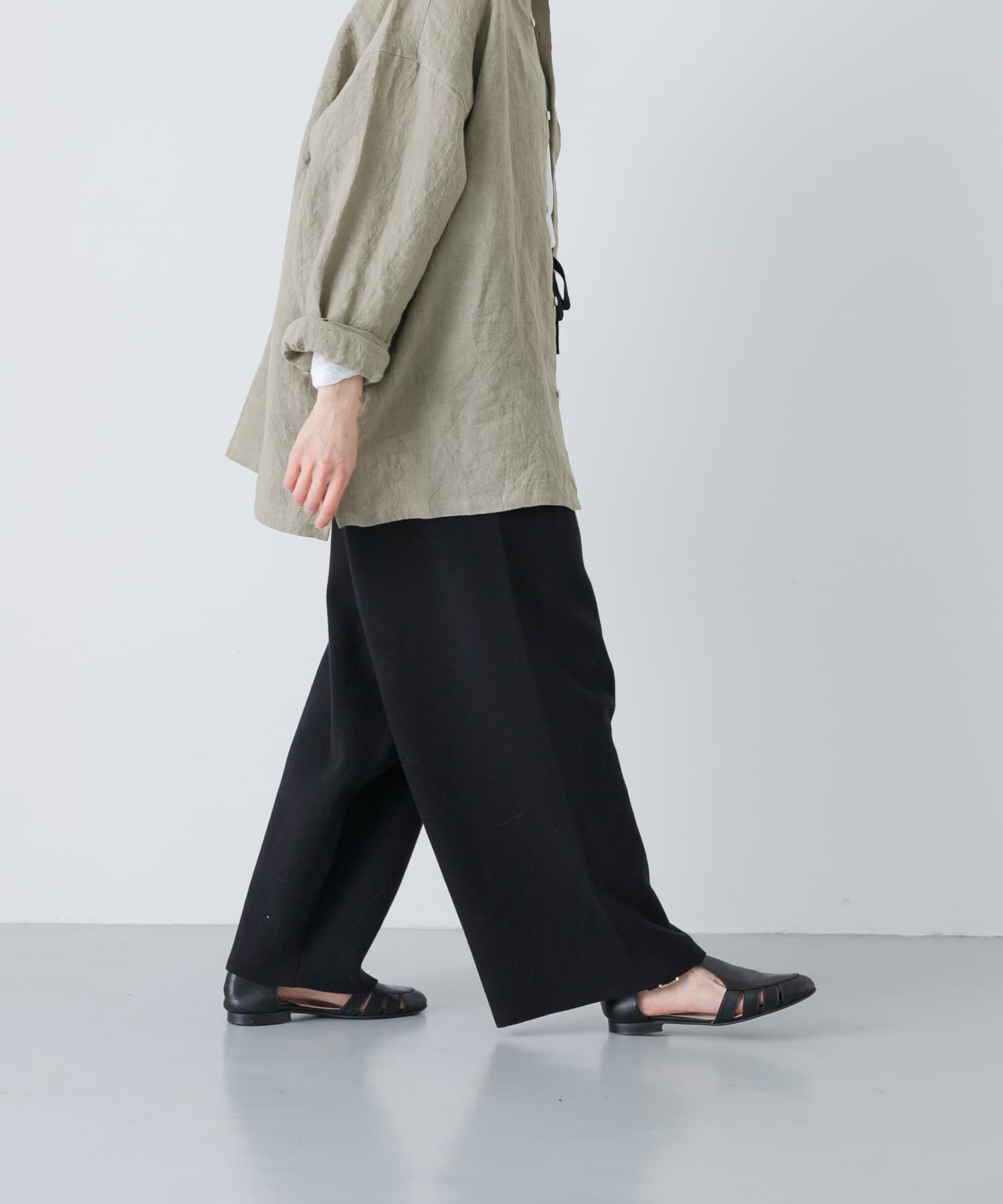 かぐれ「コットンカシミヤニットパンツ」|その他|