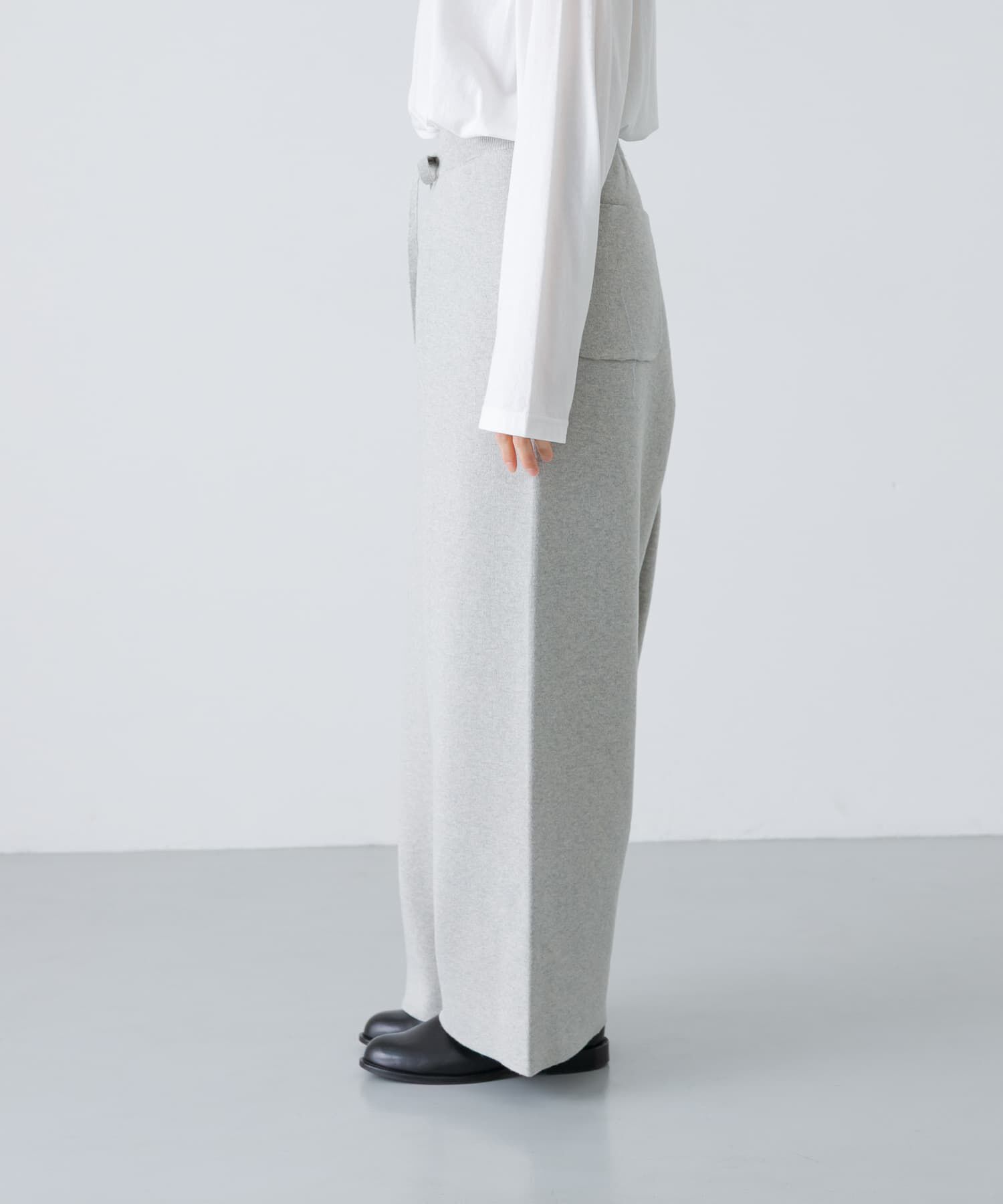 かぐれ「コットンカシミヤニットパンツ」|その他|