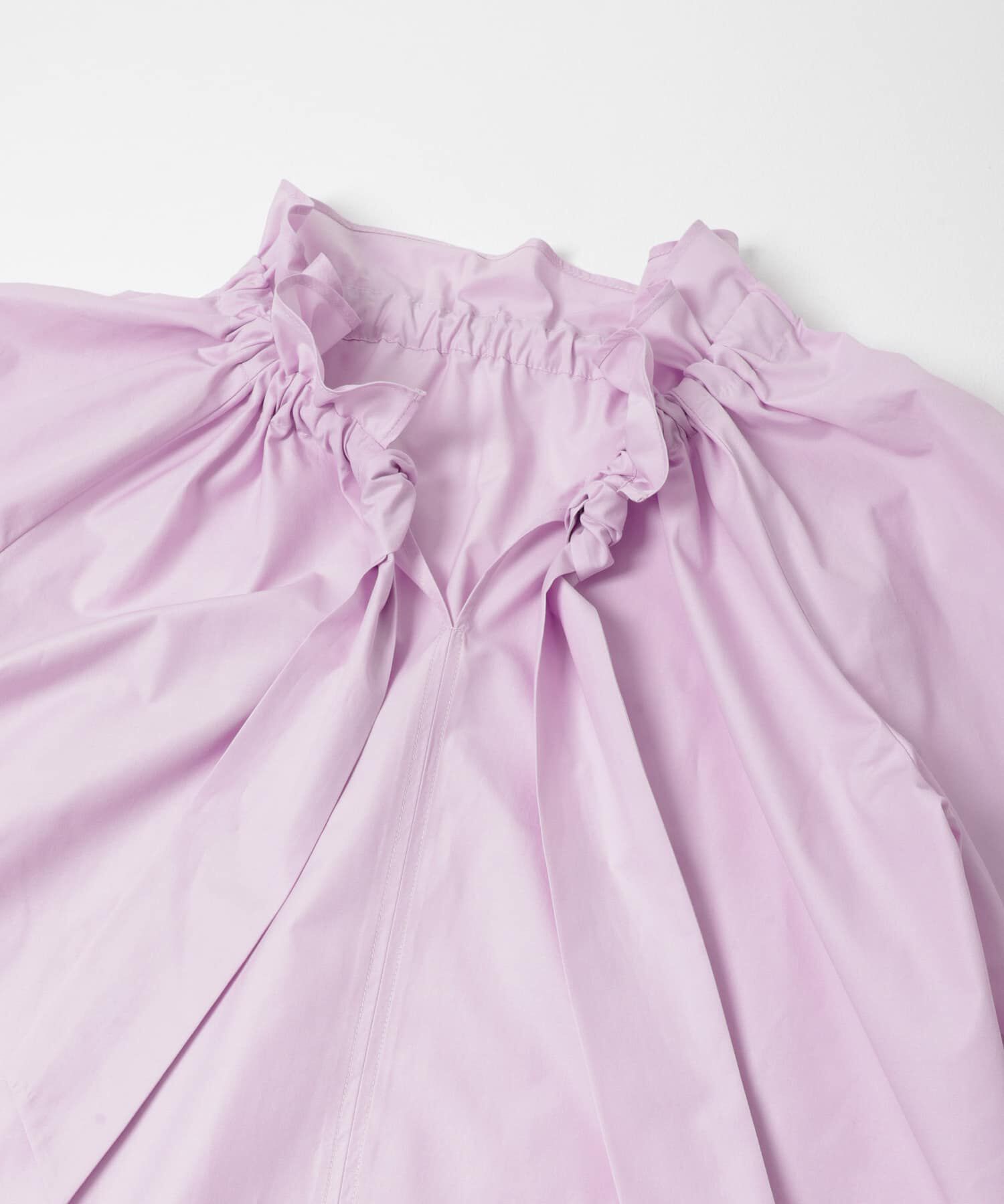 URBAN RESEARCH ROSSO「フリルネックシャツブラウス」|シャツ・ブラウス|