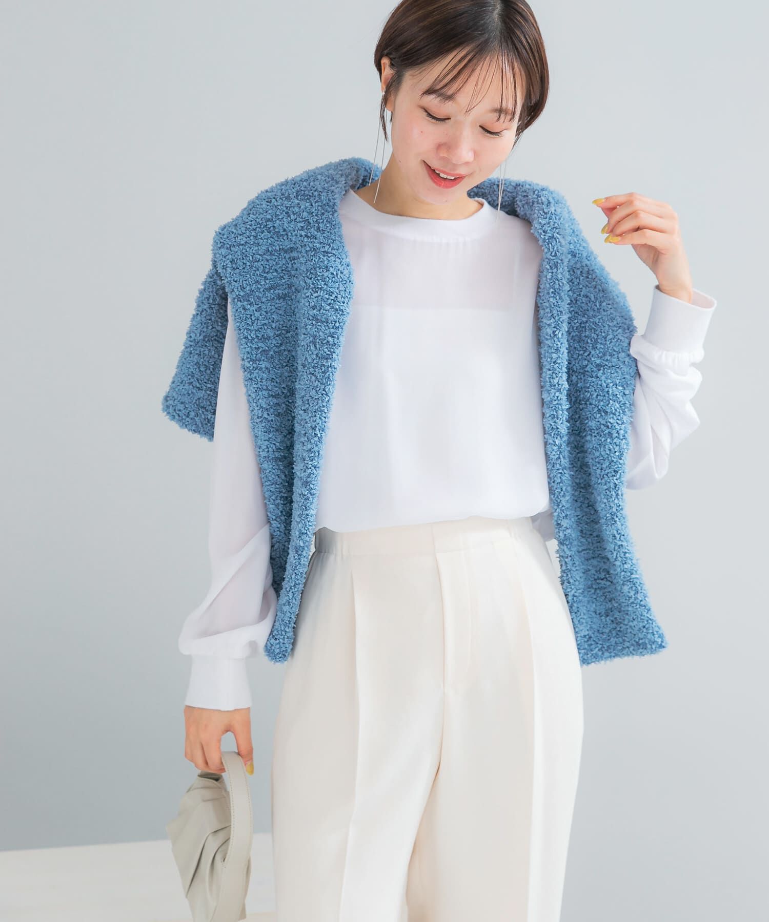 URBAN RESEARCH ROSSO「リブドッキングセミシアープルオーバー」|Tシャツ・カットソー|